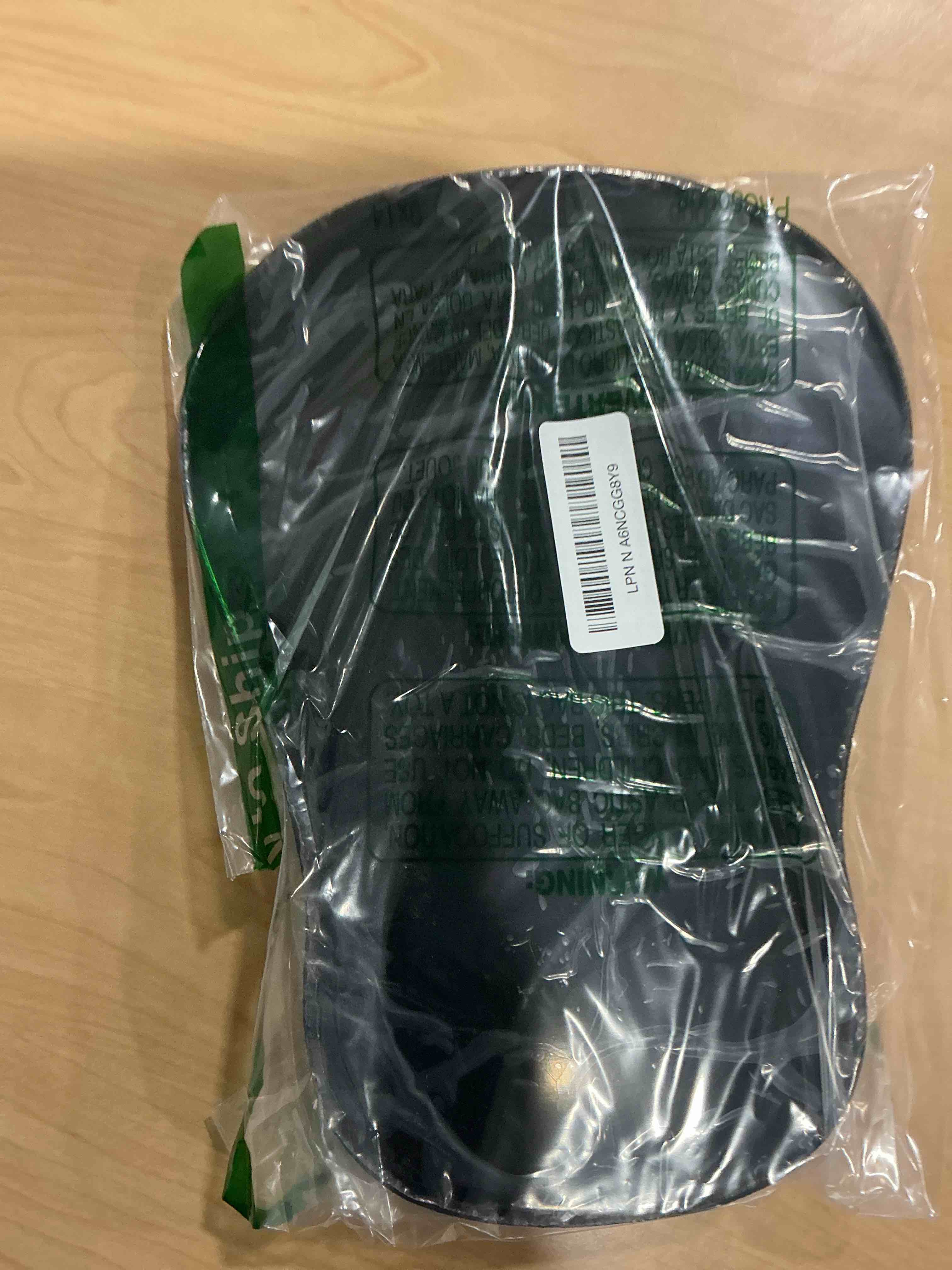 Condition photo showing New/Like New for Ergonomic Mouse Pad with Wrist Rest, Slope Design Memory Foam Support, Smooth Lycra Surface, Non-Slip PU Base, Comfortable Mouse Mat for Office, Home, Computer Desk, Black