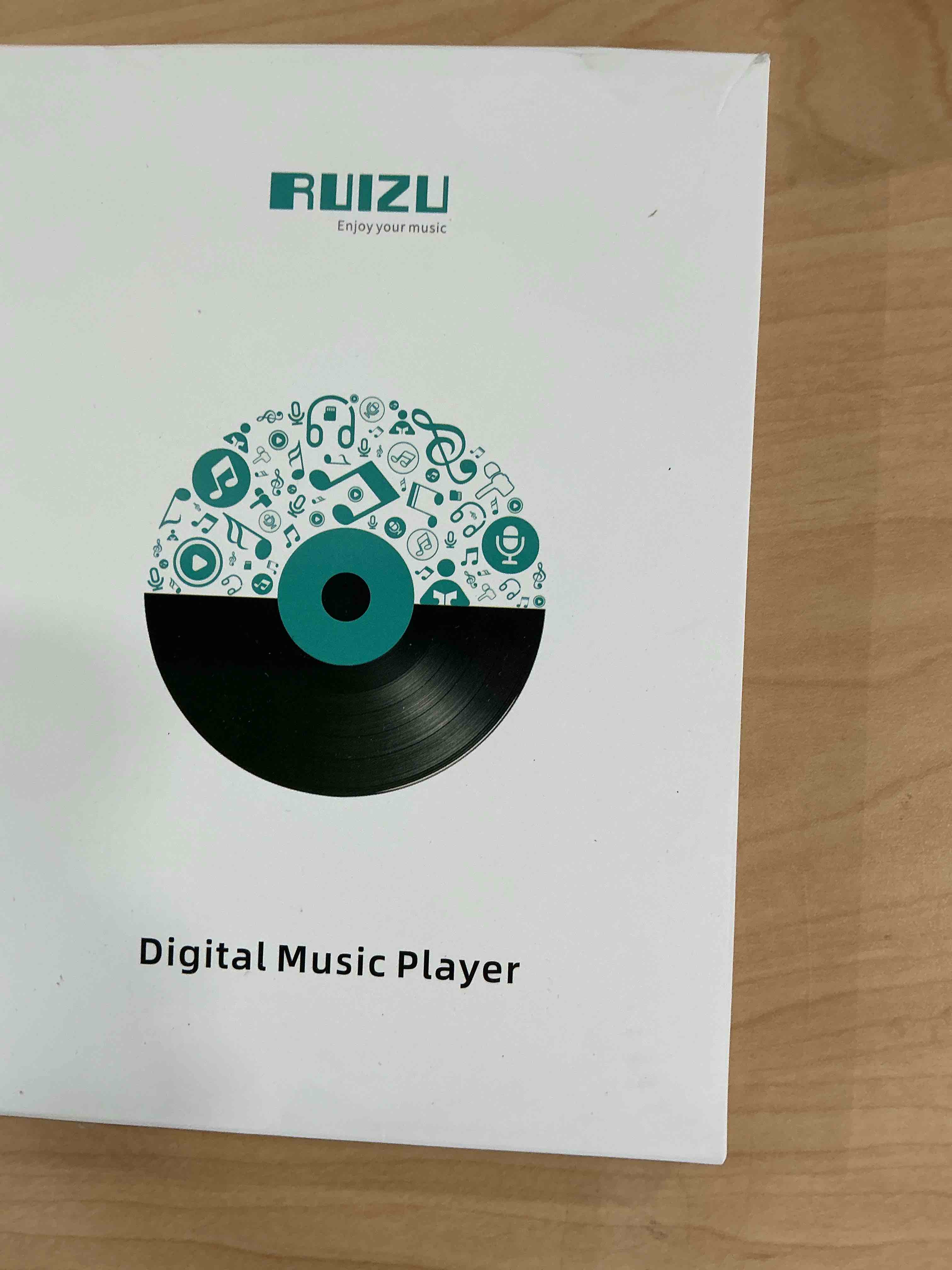 Condition photo showing New/Like New for RUIZU 64GB MP3 Player with Bluetooth 5.3, Weight 0.055 lbs, Portable Music Player for Kids, Sports, FM Radio, Voice Recorder, 80 Hours Digital Audio Shuffle Playback, Support 128GB Micro SD Card, Blue Blue 64GB