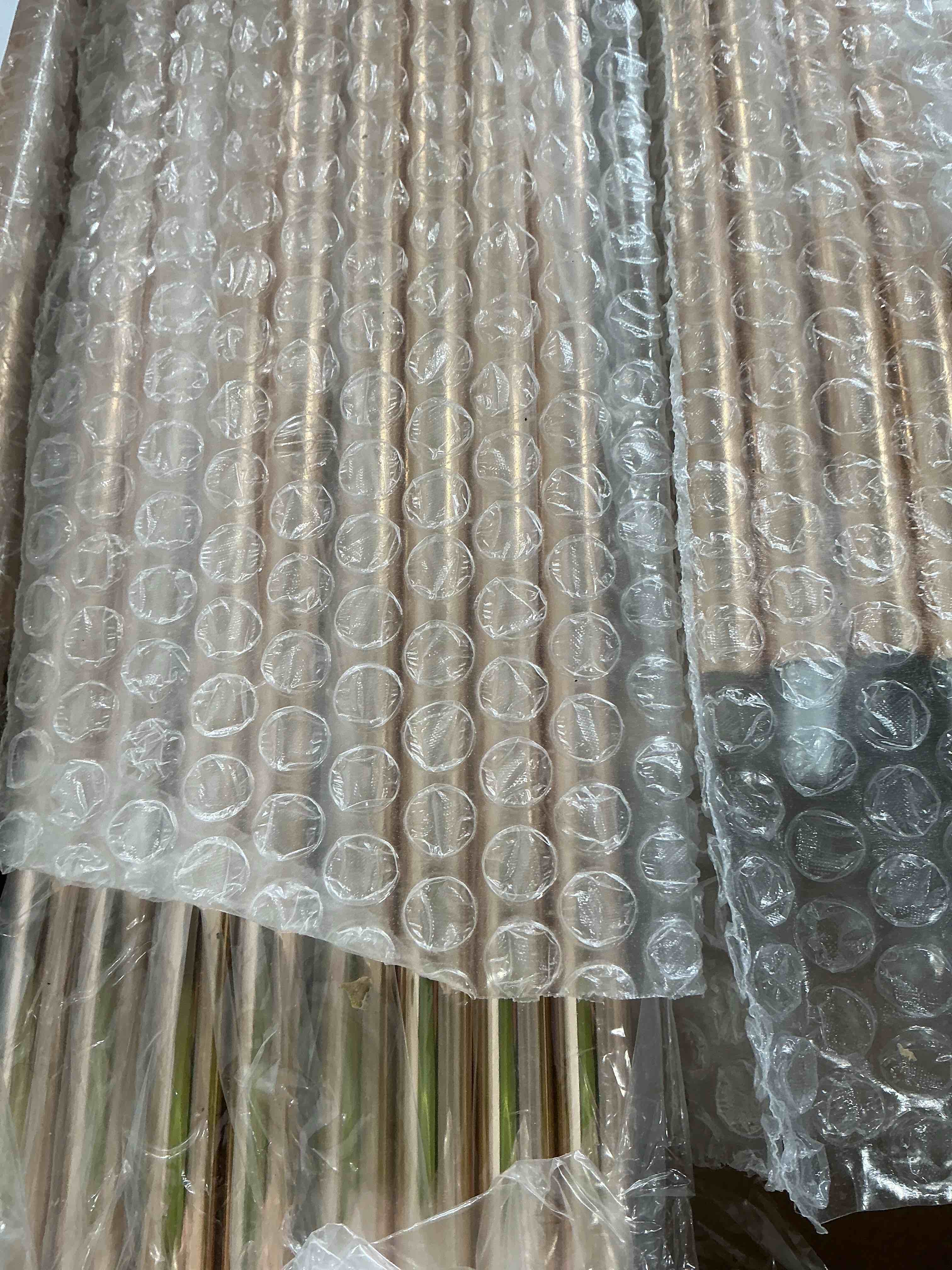 Condition photo showing New/Like New for 3PCS Cylinder Pedestal Stands for Parties, Gold Metal Plant Round Cylinder Stands for Party Flowers, Display Columns Pedestal Stand Cylinder Tables for Vases Birthday Party Backdrop Decorations