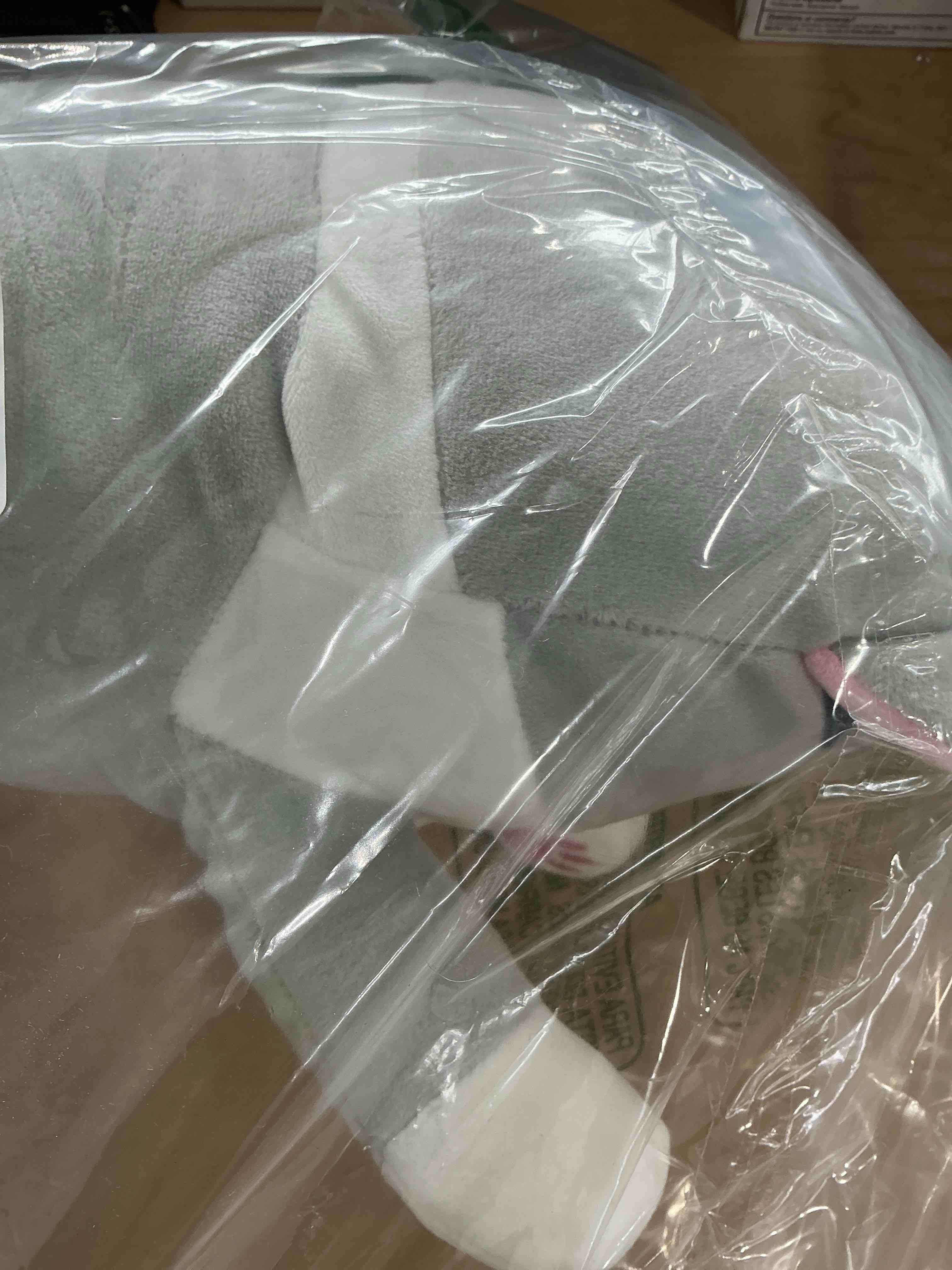 Condition photo showing New/Like New for Giant Cat Pillow Plush Cartoon Kitty Sleeping Hugging Pillow, Cuddly Soft Long Kitten Body Pillow Doll Cat Cushion Toy for Kids Girlfriend (Gray, 90cm/35.4inch) Gray 35.4 inches