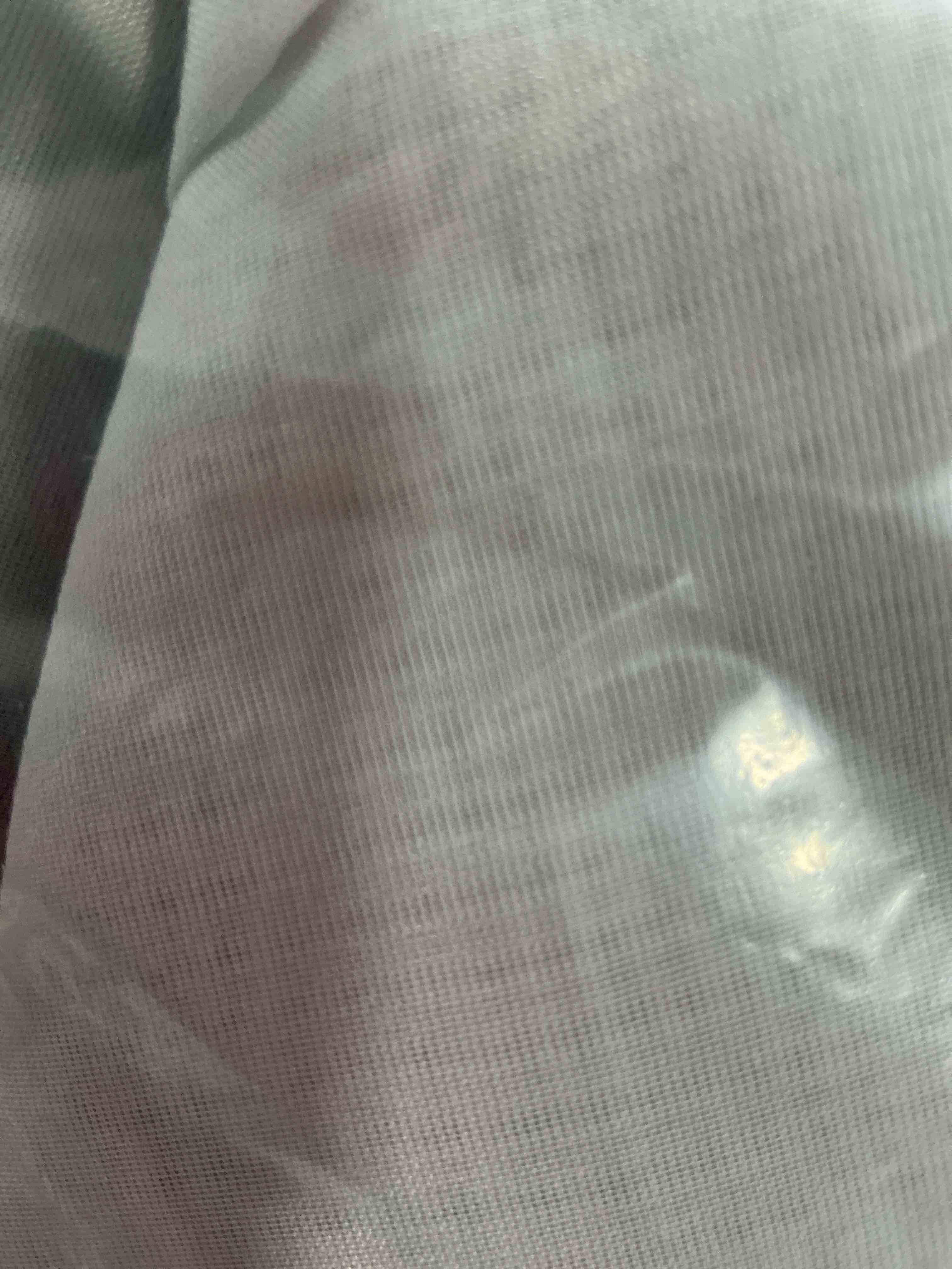 Condition photo showing New/Like New for Chyhomenyc Light Grey Sheer Curtains 84 Inch Length 2 Panels, Light Filtering Soft Airy Voile Rod Pocket Sheer Window Drapes for Bedroom Living Room, Each 42Wx84L Inches Light Grey 42"W x 84"L (Pack of 2)