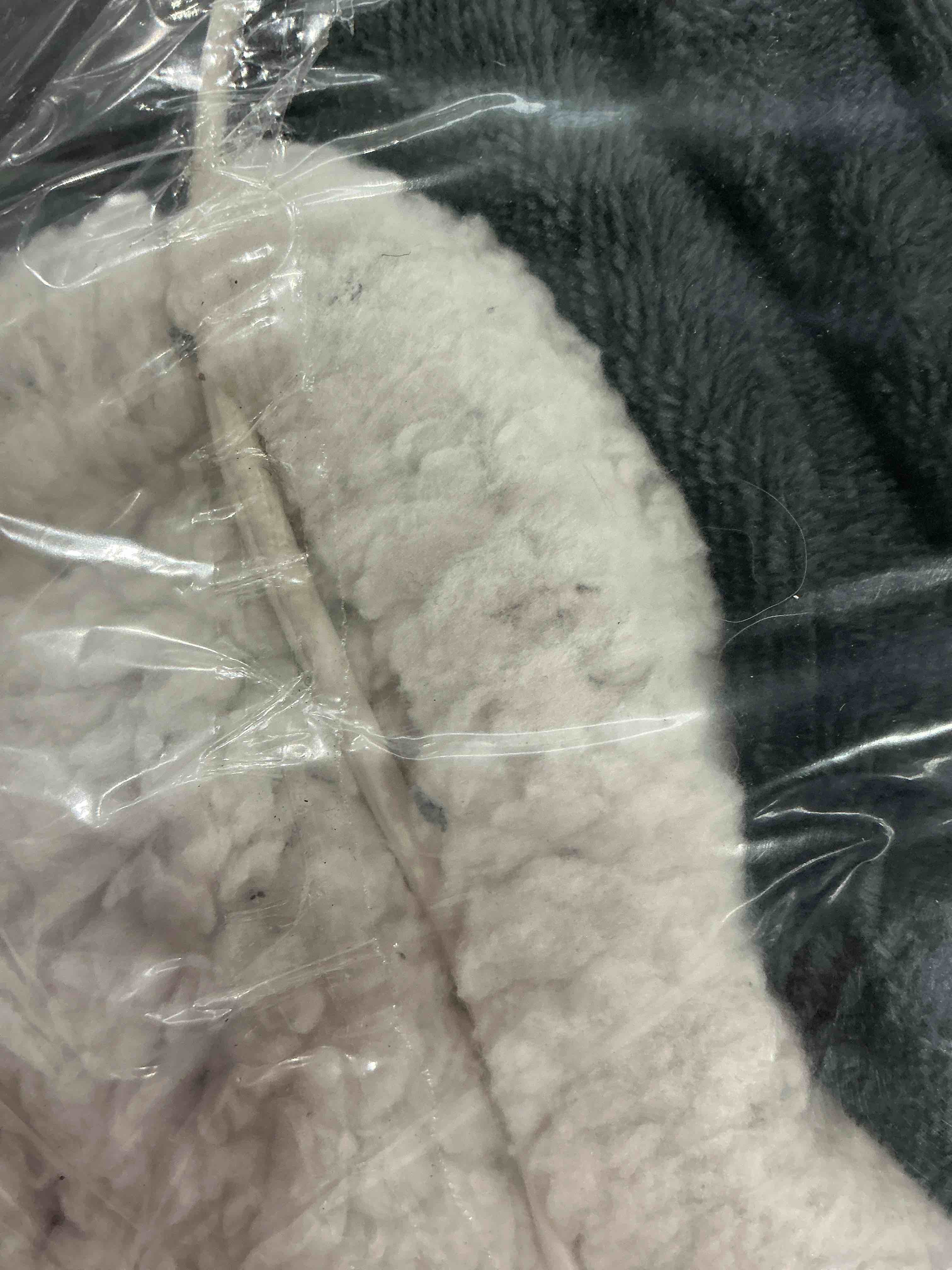 Condition photo showing New/Like New for Heated Blanket Electric Throw, 50" X 60" Heated Blanket with 10 Heat Levels 8 Hours Auto Off, Faux Rabbit Fur Bubble Electric Blanket Gray Throw (50" x 60")