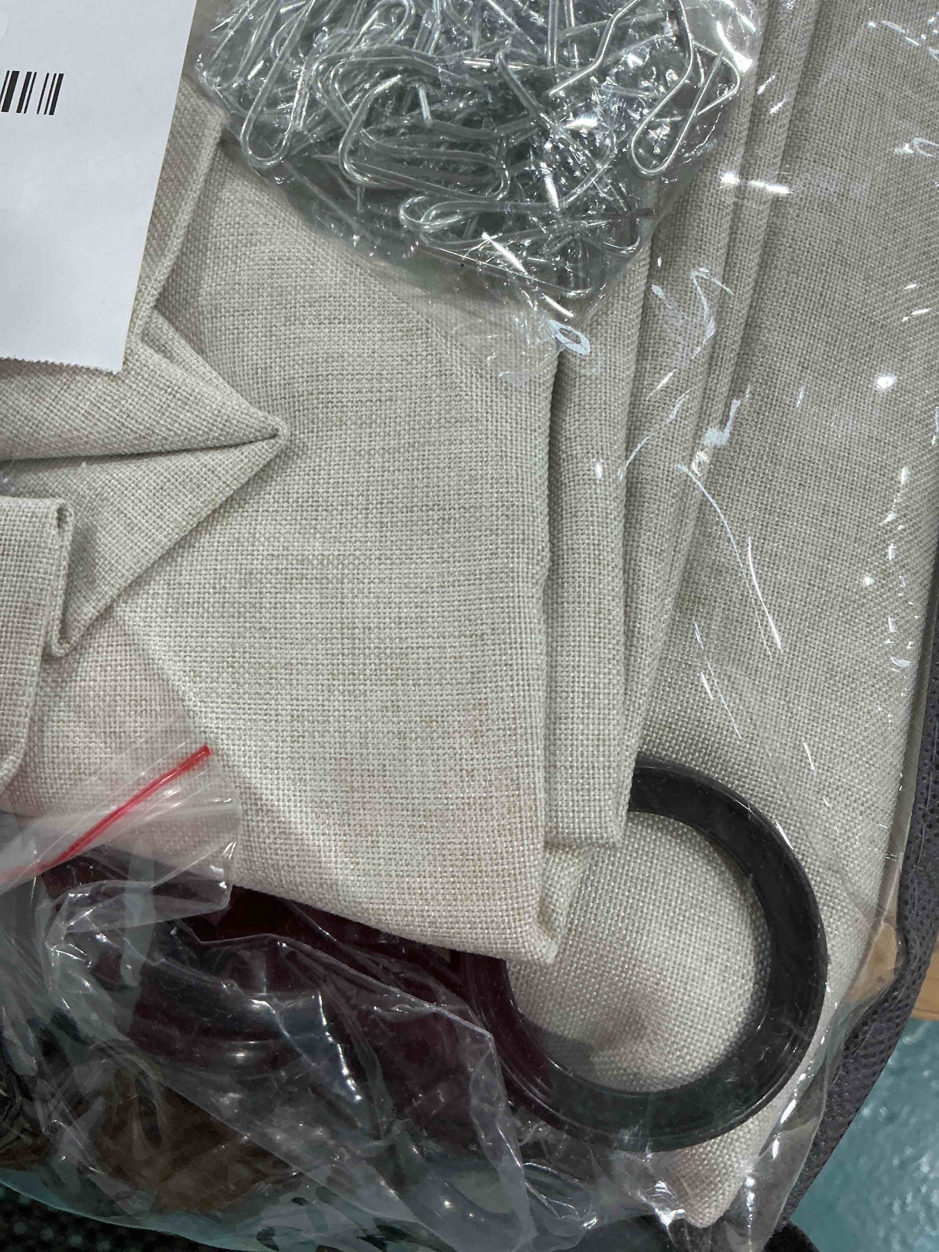 Condition photo showing New/Like New for Extra Wide Room Darkening 96 Inch Curtains 2 Panels Set for Living Room,Cream Pleat Linen Blackout Curtain for Bedroom Windows 120 to 140 Privacy Thermal Window Drapes Rod Pocket(70"W x 96"L 2 Panels) Birch 70"W x 96"L (Pack of 2)
