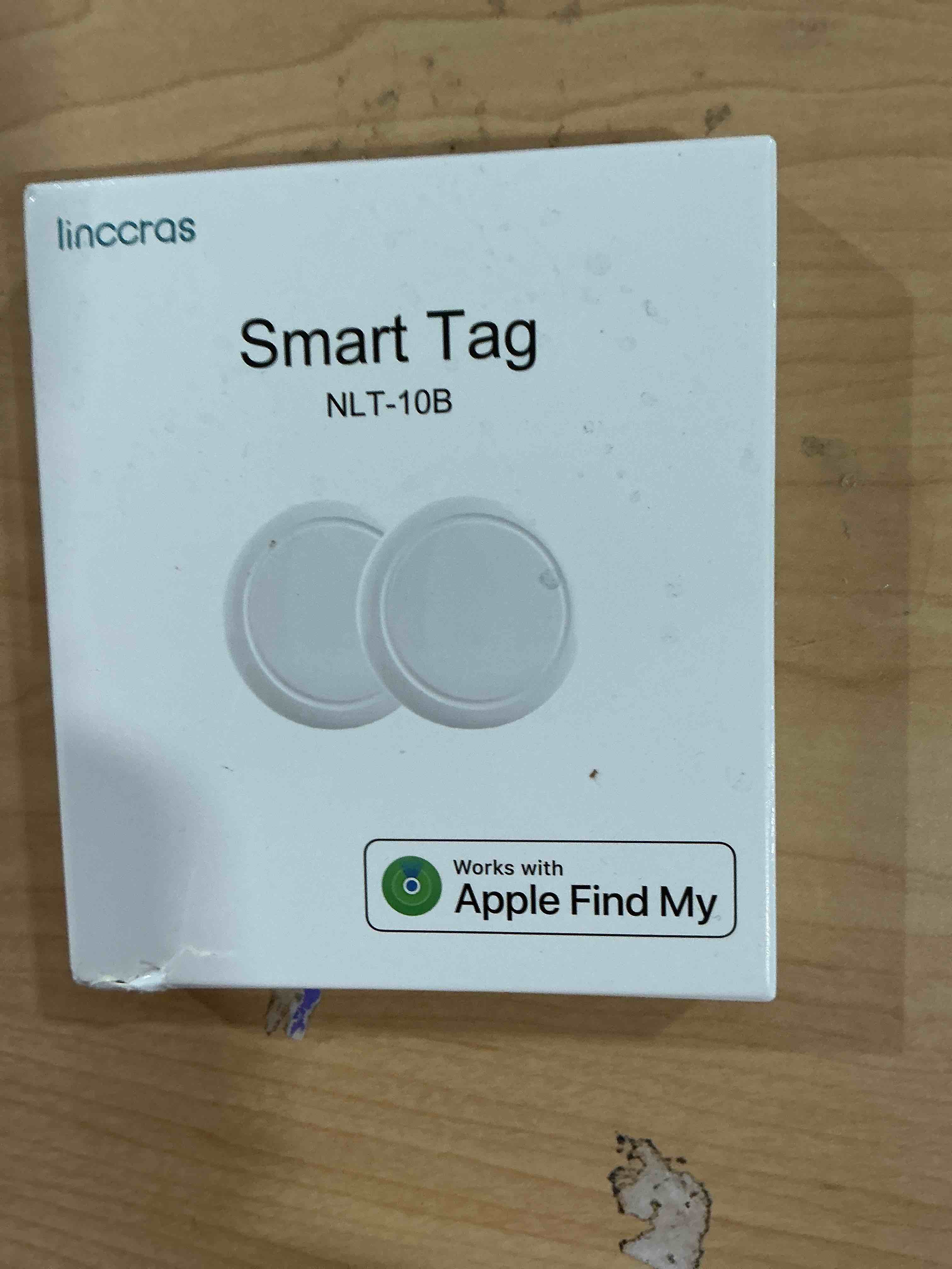 Condition photo showing Good Condition for Air Tracker Tag 2 Pack [Apple MFi Certified] with Find My(iOS Only), Key Finder with No App Needed, Waterproof, 365-Day Standby,Wallet Key Bag Luggage Tracker silver
