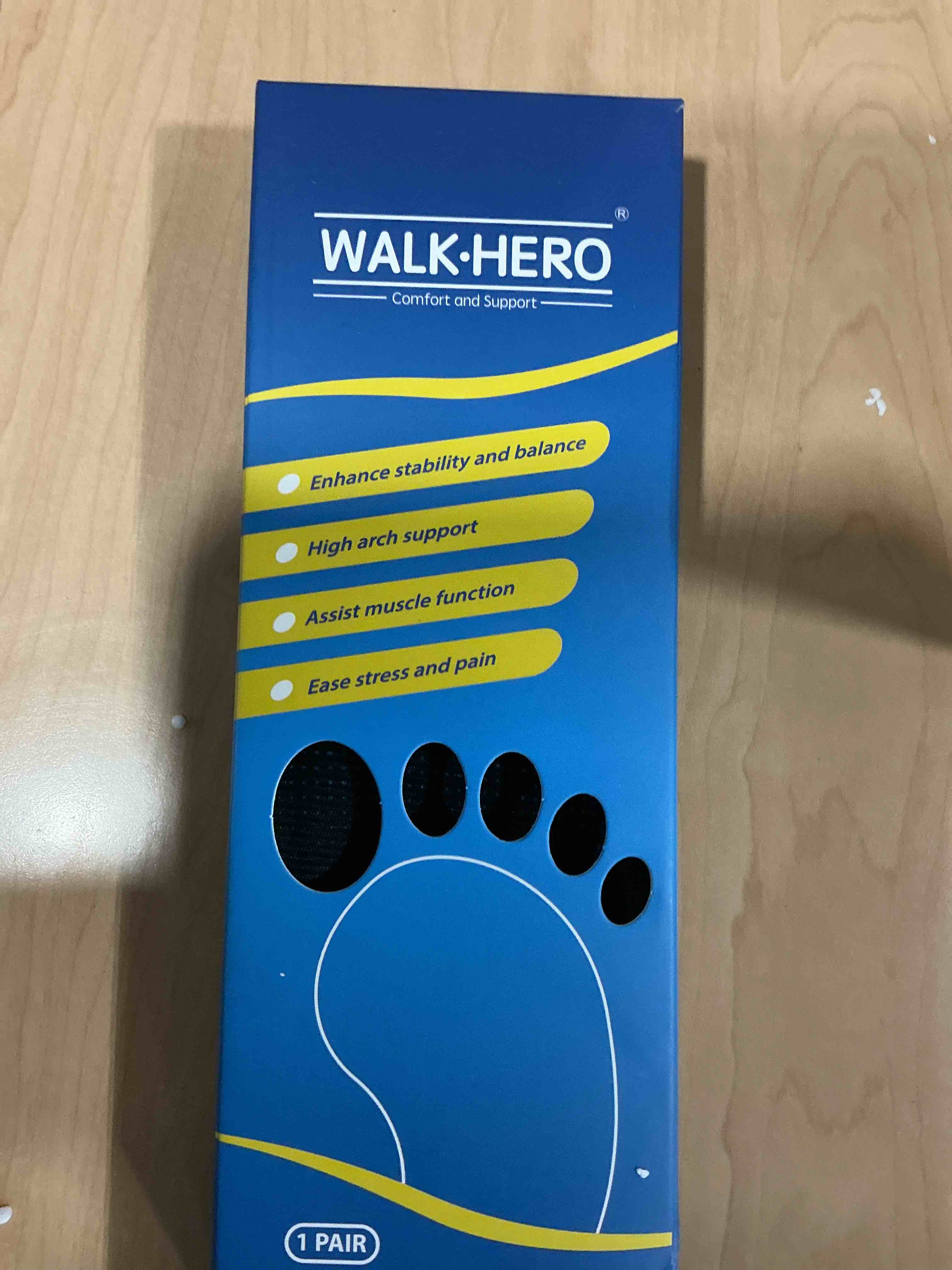 Condition photo showing New/Like New for Plantar Fasciitis Insoles for Men Women - Orthotics Inserts, Shoe Insoles Arch Support Flat Feet Inserts Work Boot Insoles for Standing All Day (Mens 9-9 1/2 | Womens 11-11 1/2) Blue Mens 9 - 9 1/2 | Womens 11 - 11 1/2