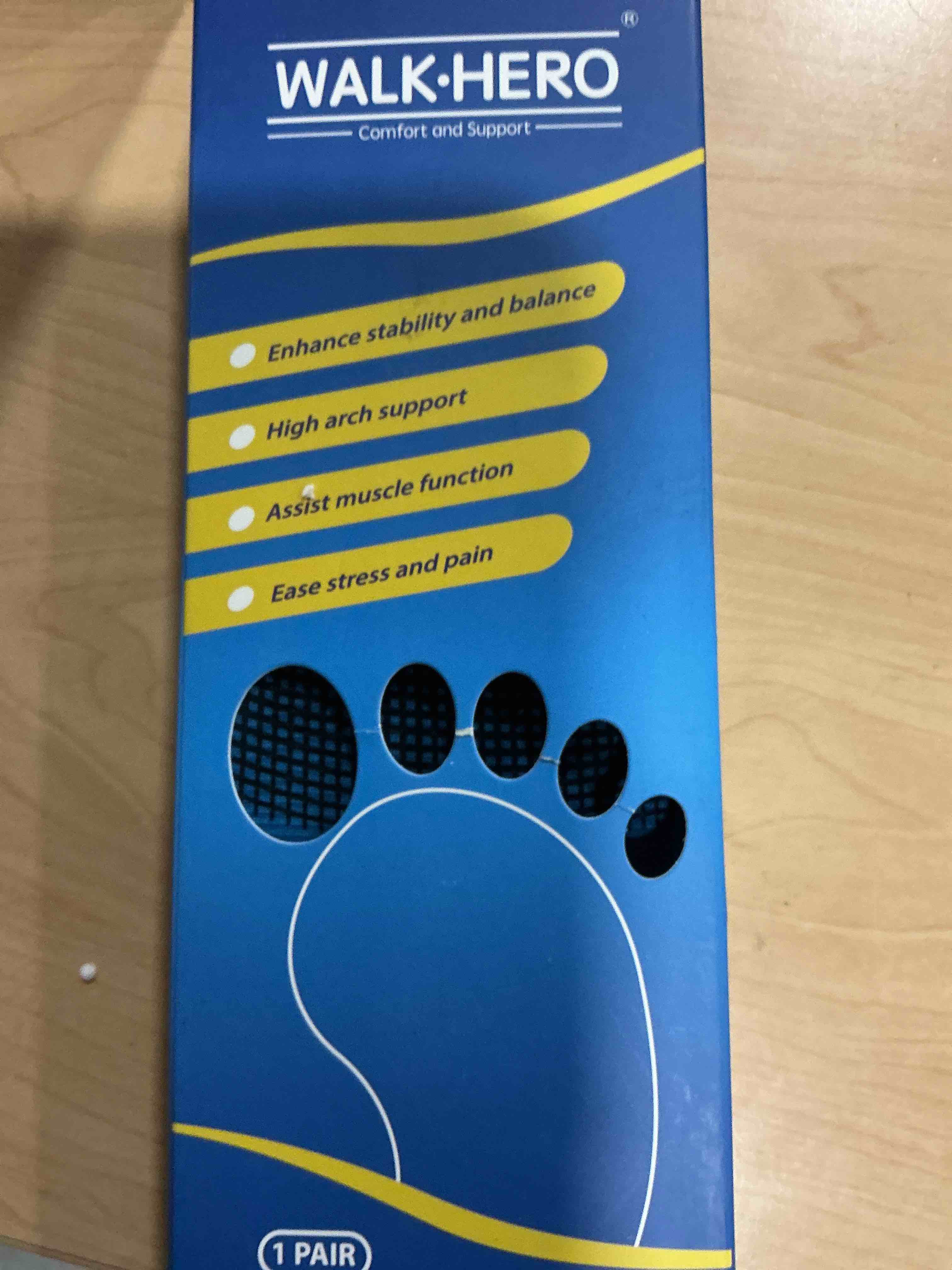 Condition photo showing New/Like New for Plantar Fasciitis Insoles for Men Women - Orthotics Inserts, Shoe Insoles Arch Support Flat Feet Inserts Work Boot Insole (Mens 10-10 1/2 | Womens 12-12 1/2) Blue Mens 10 - 10 1/2 | Womens 12 - 12 1/2