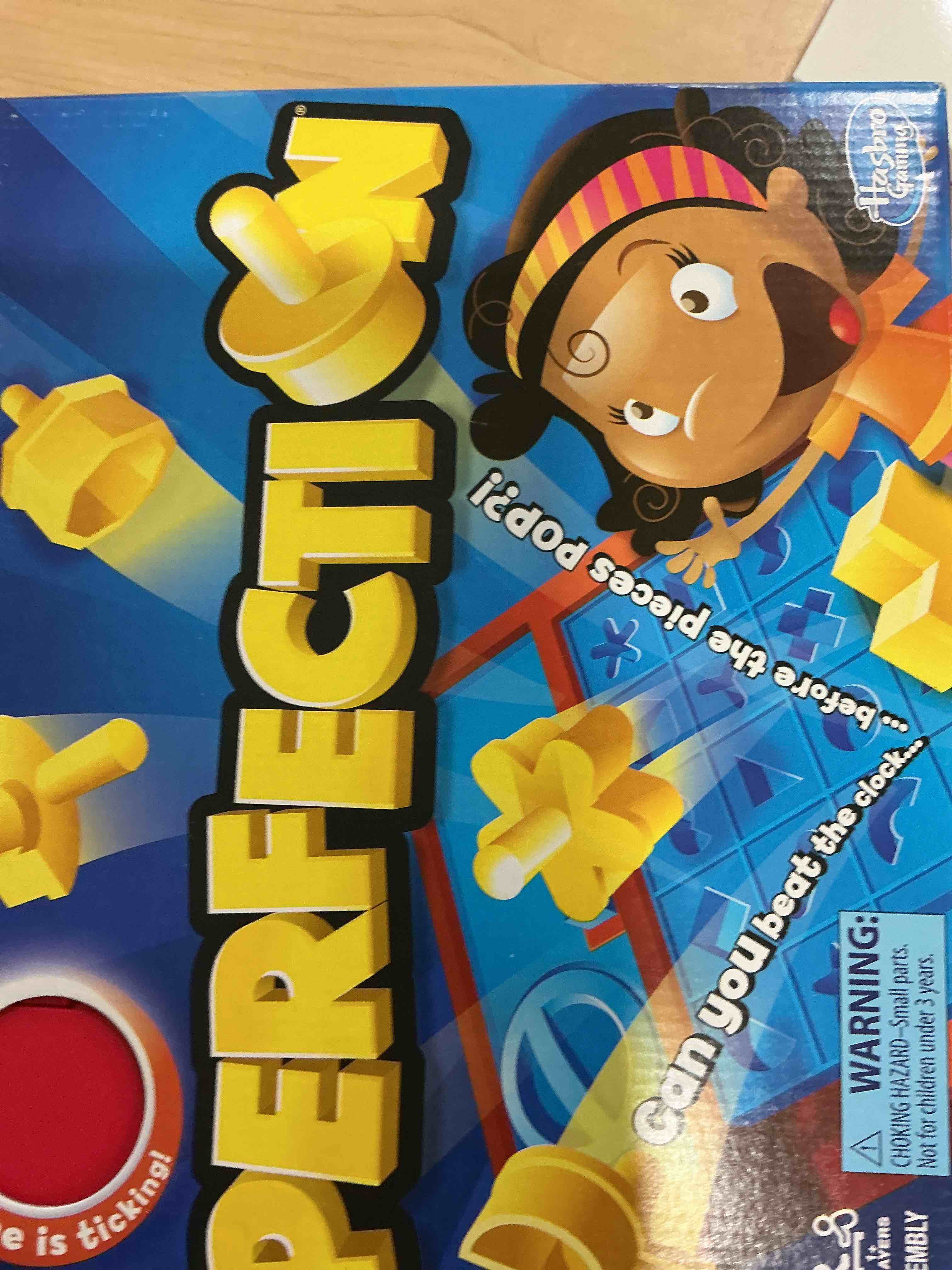 Condition photo showing New/Like New for Hasbro Gaming Perfection Game for Preschoolers and Kids Ages 5 and Up, Popping Shapes and Pieces, Preschool Board Games for 1 or More Players Original version
