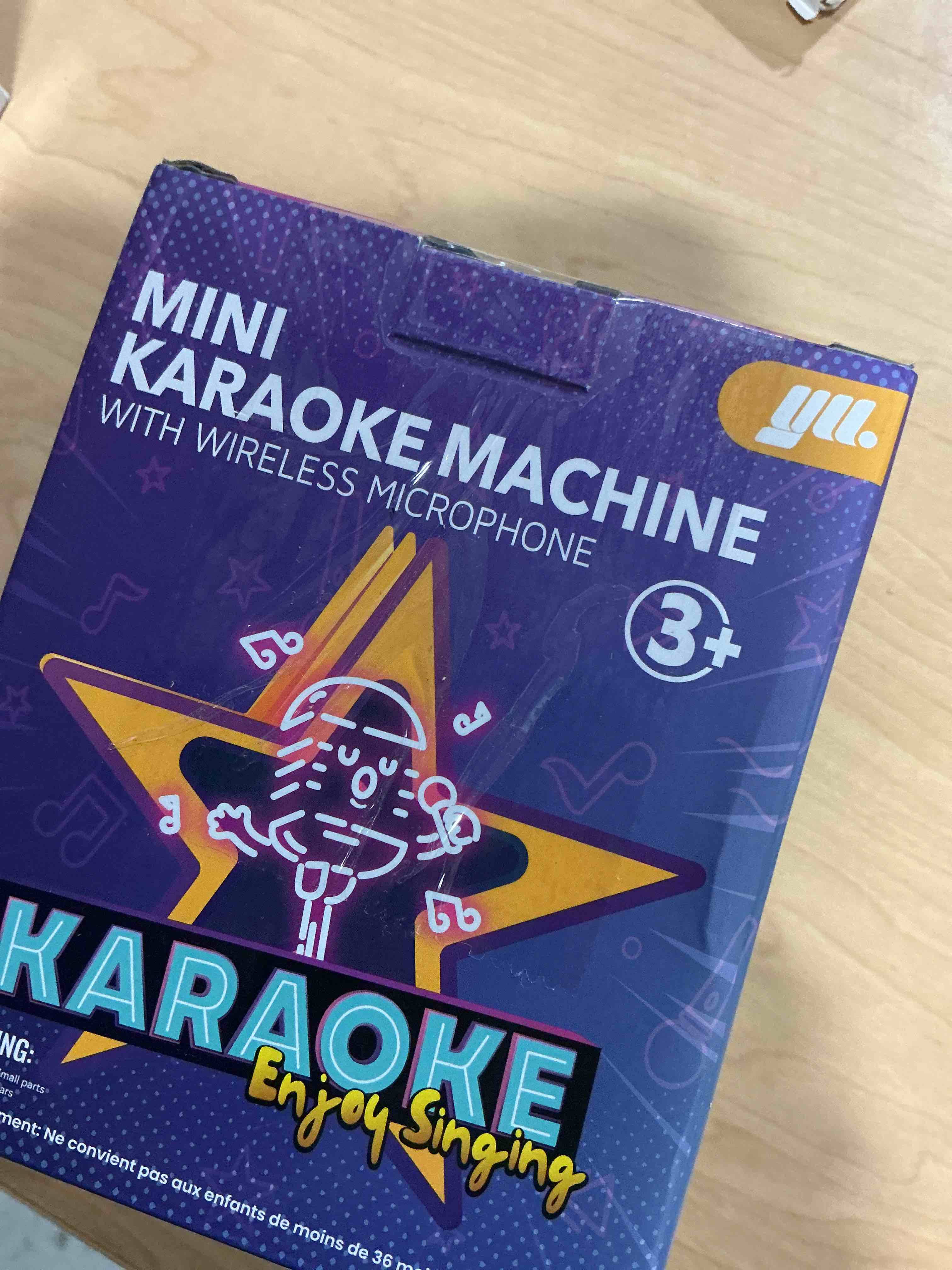 Condition photo showing Good Condition for Karaoke Machine for Kids, Portable Mini Speaker with 2 Wireless Microphones, 2026 TOP Kids Gifts for Girls Ages 3, 4, 5, 6, 7, 8, 9, 10, 12 +Years Old, 4-12th Birthday Present Toy Party (Purple)