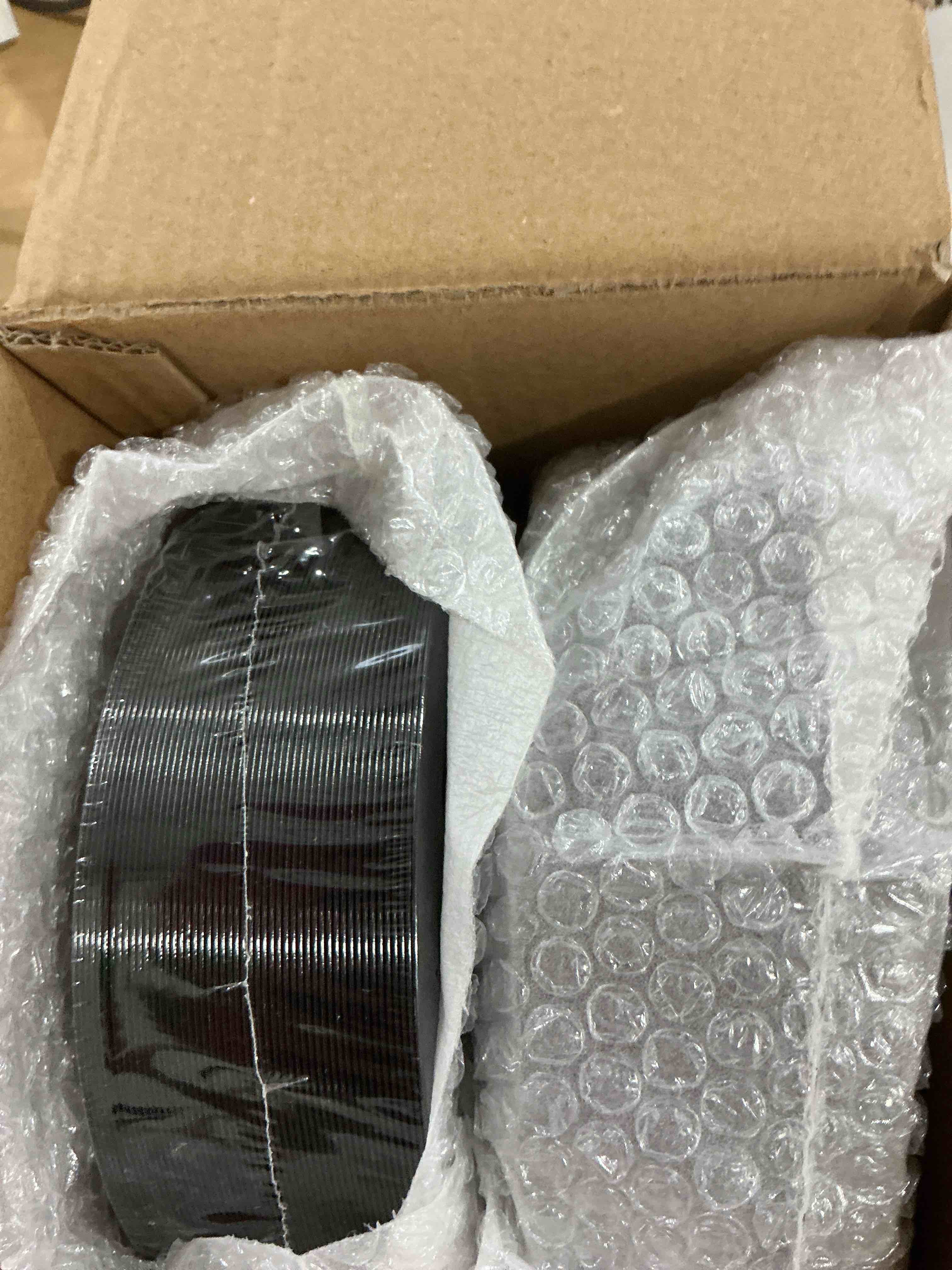 Condition photo showing New/Like New for 100PCS Black Plastic Dessert Plates 7inch, Premium Hard Disposable Plates for Party, Wedding Black-100 7inch