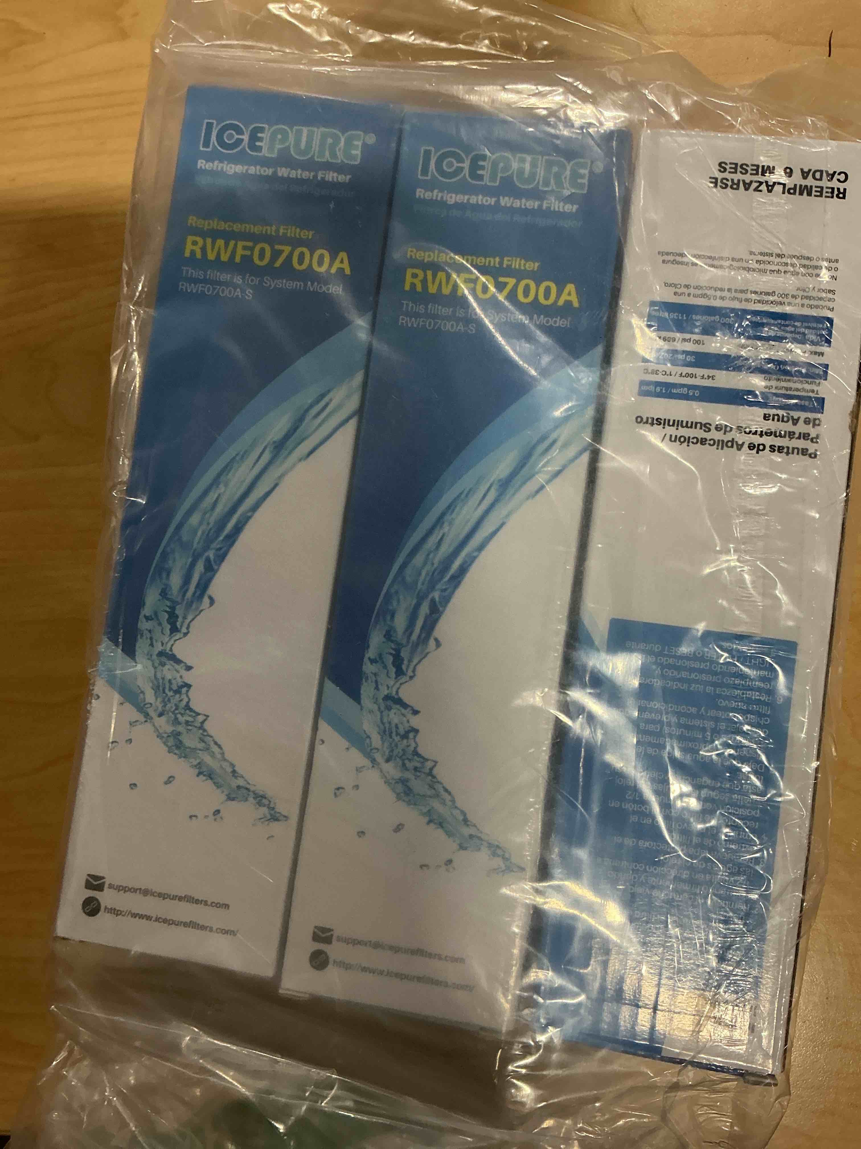 Condition photo showing New/Like New for ICEPURE DA29-00020B Replacement for Samsung Water Filter HAF-CIN/EXP HAF-CIN DA29-00020B-1 RF28HMEDBSR RF263BEAESR RS25J500DSR RF263TEAESG RWF0700A HDX FMS-2 DA97-08006A-1 RF4287HARS RF28HFEDBSR 3PACK Potable Water Filter