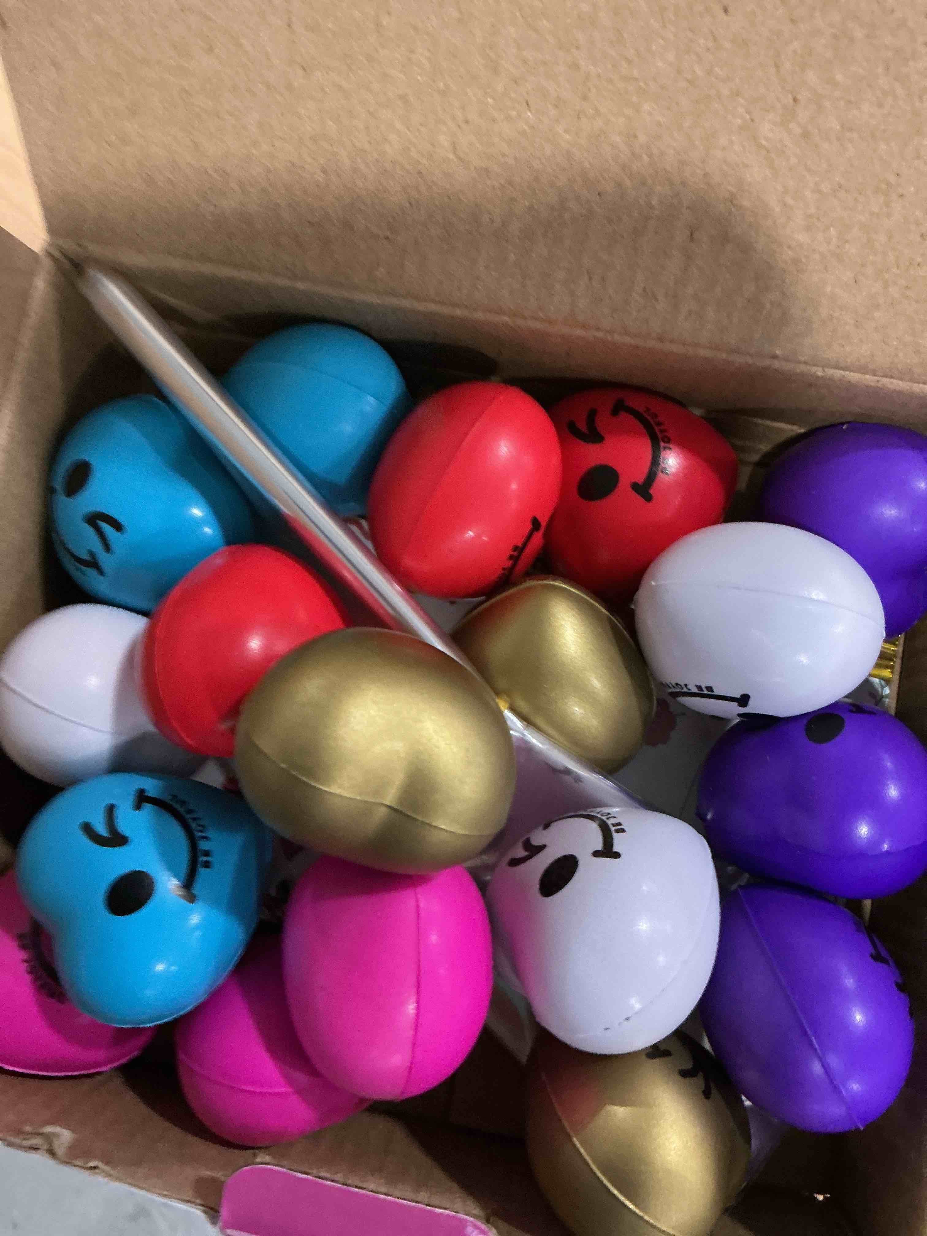 Condition photo showing New/Like New for Valentines Day Gifts for Kids, 18 PCS Stress Ball with Cards, Valentines Day Classroom Favors, Valentines Day Gifts for Students, Perfect for Boys & Girls Classroom Gift Exchanges at School