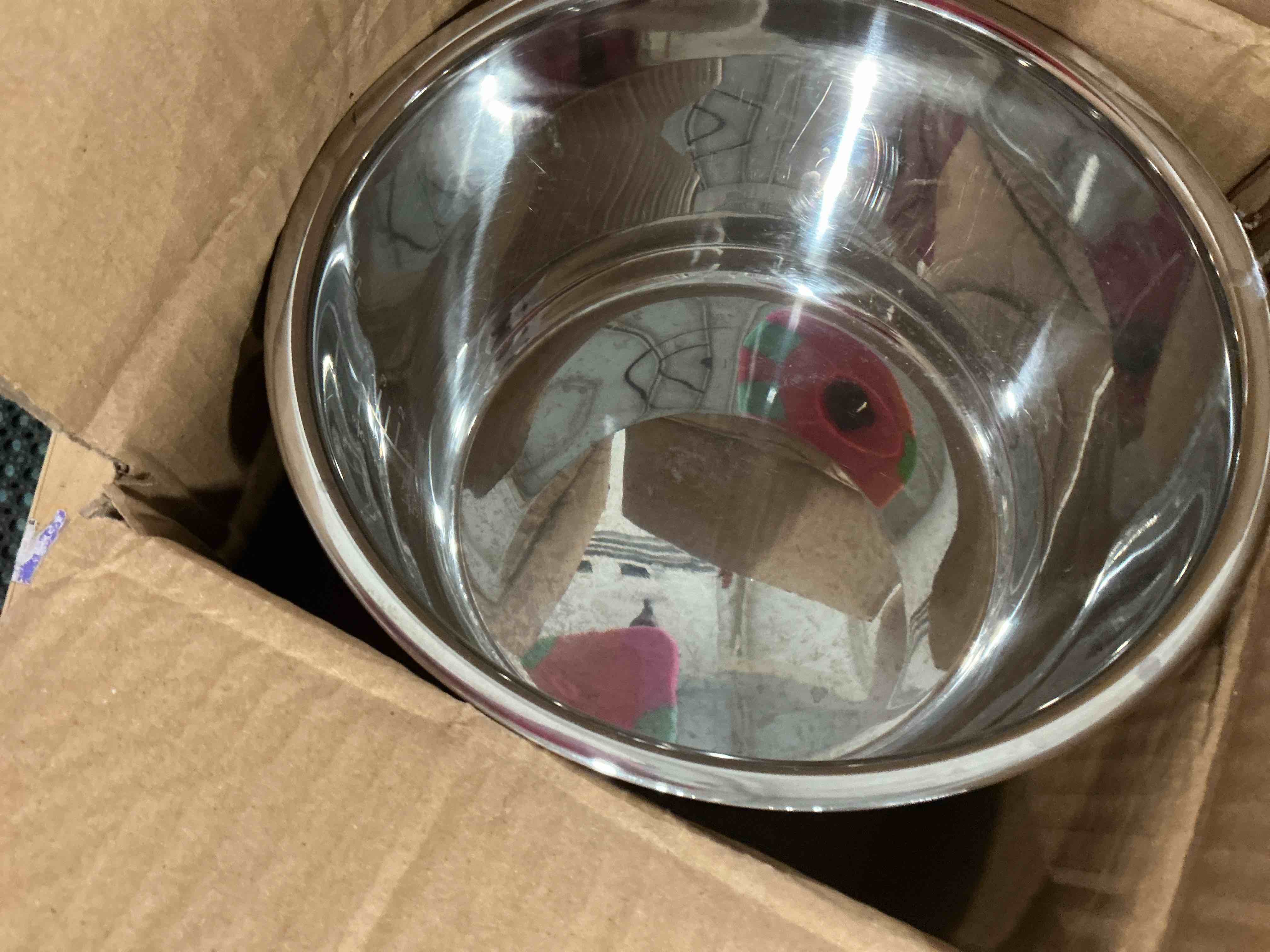 Condition photo showing New/Like New for Replacement Rice Cooker 5.5 Cup Inner Pot Only Compatible with Tiger JBV-A10U Inner Pot, 304 Stainless Steel Inner Bowl, Durable Pots for Multi-Cookers, Easy to Clean and Dishwasher Safe