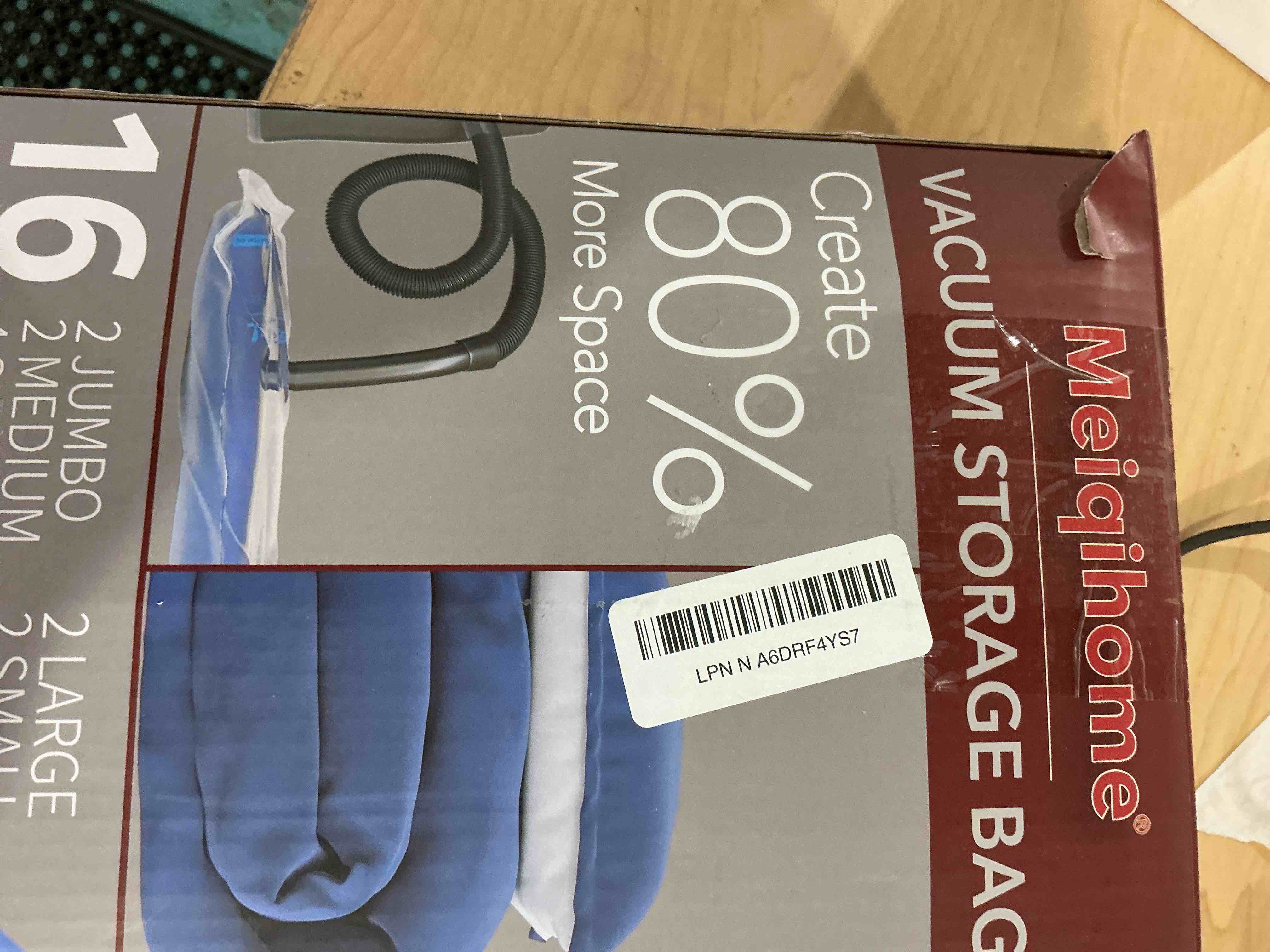 Condition photo showing Good Condition for 16 Pack Travel Vacuum Bags with Pump?vacuum travel bags with pump, vacuum seal bags for clothing travel and home 16 Travel Epump