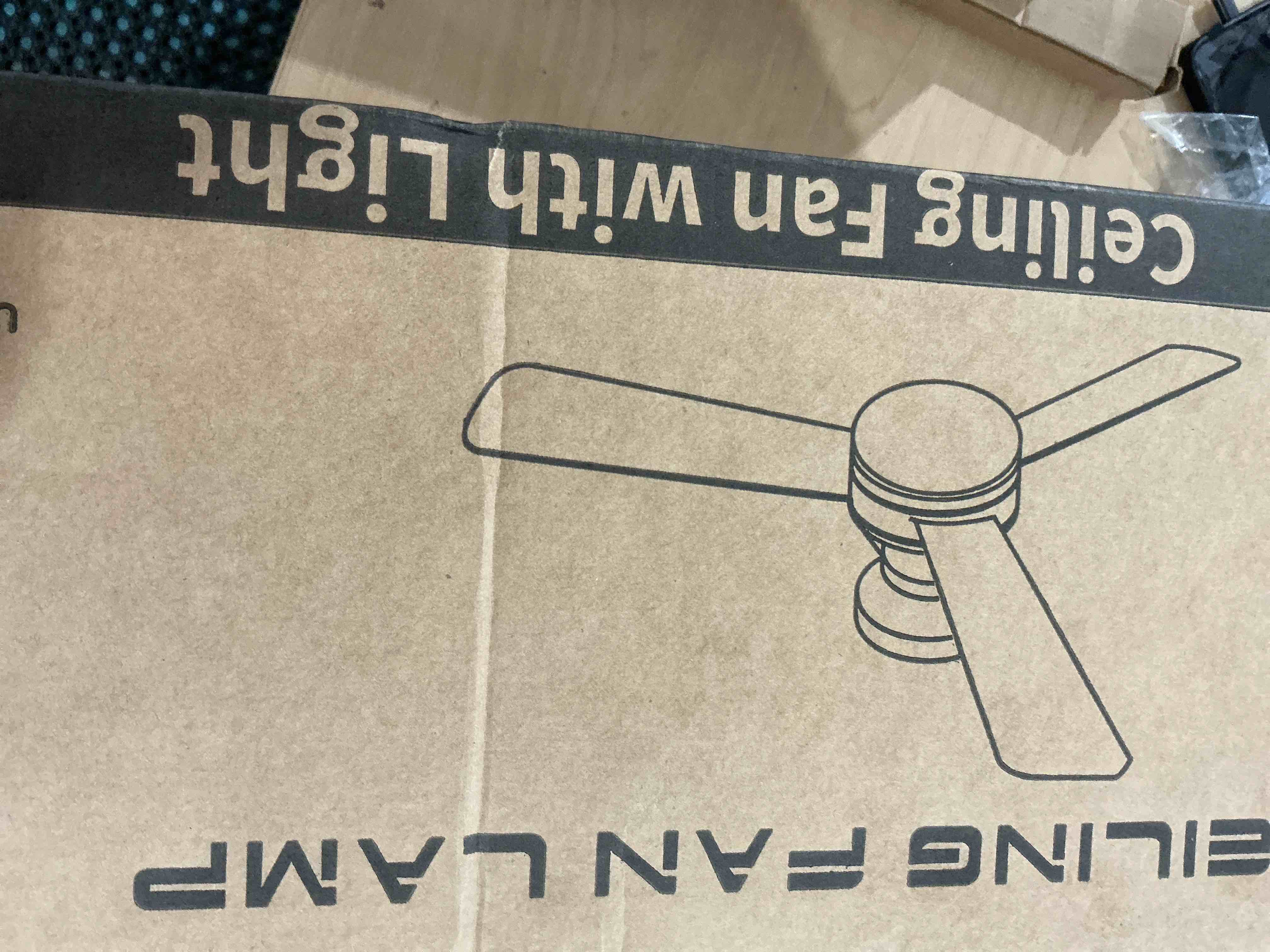 Condition photo showing New/Like New for Ceiling Fans with Lights - 42 Inch Low Profile Ceiling Fan with Light and Remote Control, Reversible, 3CCT Dimmable, Noiseless, White Small Flush Mount Ceiling Fan for Bedroom Indoor/Outdoor 42 Inch White-A