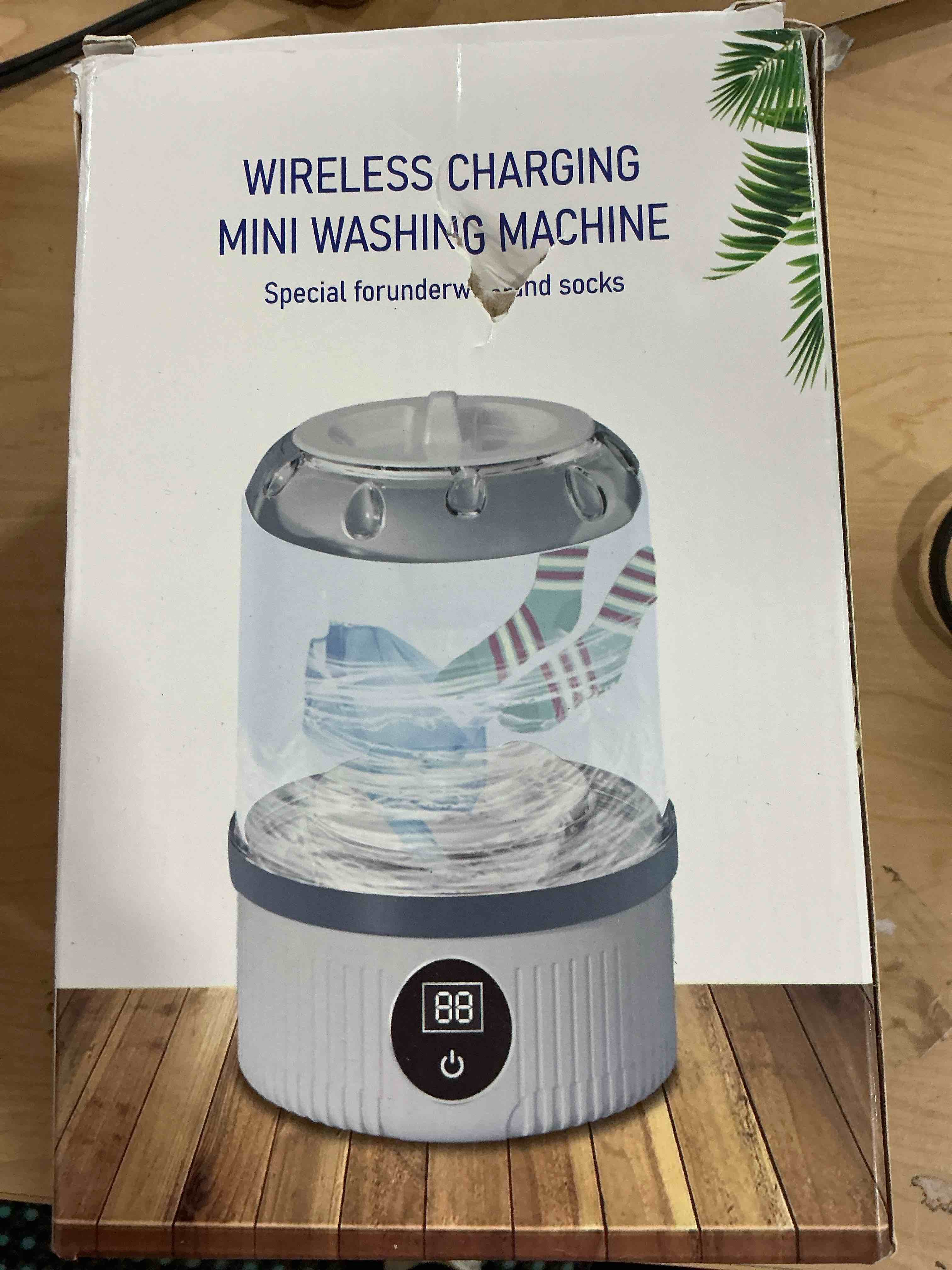 Condition photo showing Good Condition for Portable Washing Machine, Underwear Washer, Small Washing Machines, Mini Washing Rechargeable Cordless Washing-Machine, Laundry Cup for Bra, Underwear, Socks (1.2 L capacity)