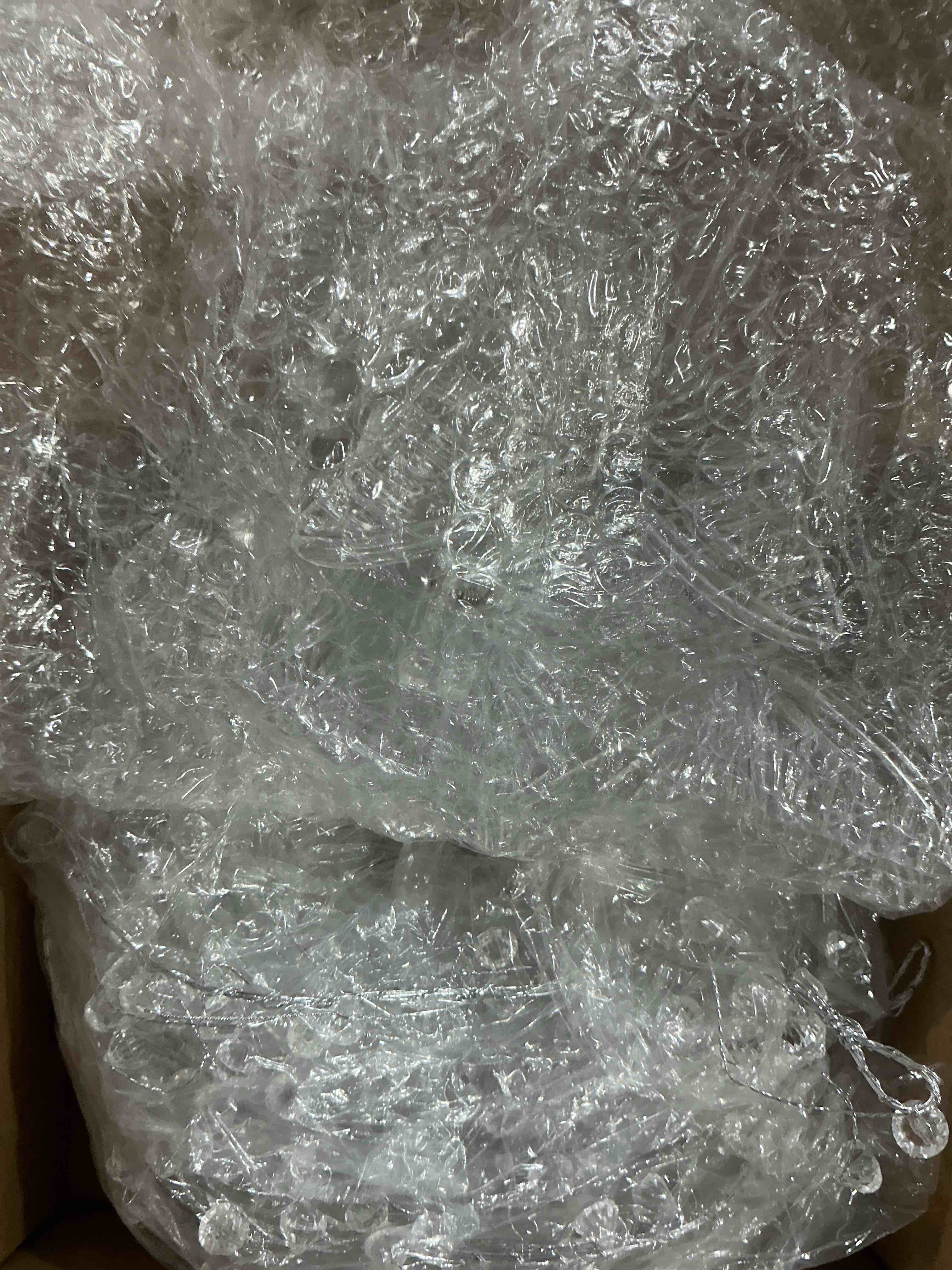 Condition photo showing New/Like New for Soulchen 20 ft Christmas Tree Ice Wire Clear Garland with 12 Pcs Butterflies, Bead Acrylic String Crystal Garland Strands for Xmas Tree Wedding Birthday Party Decoration