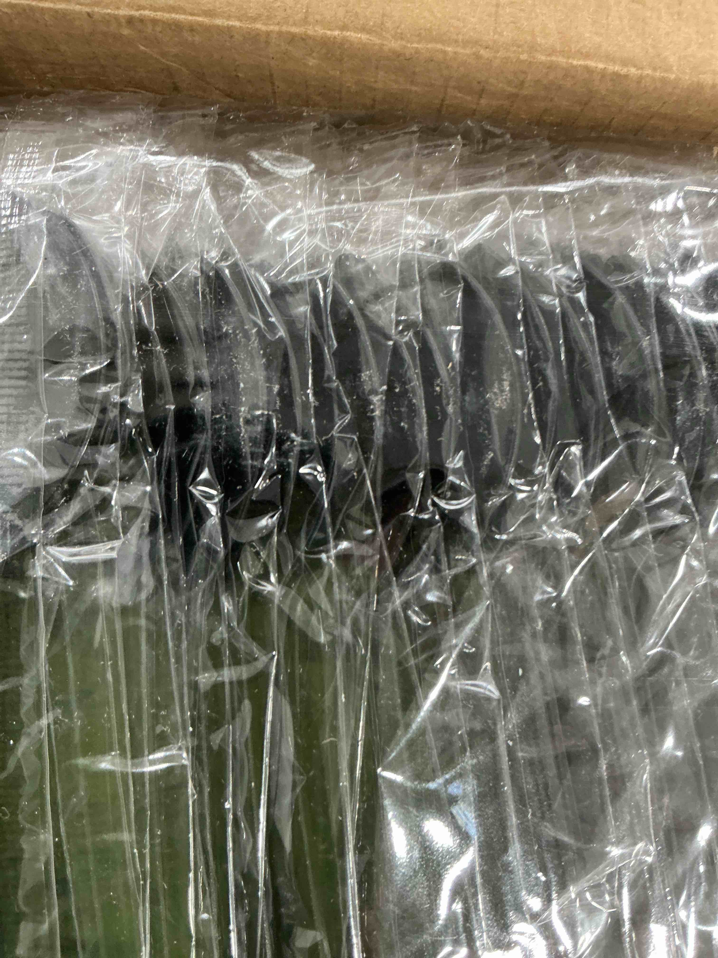 Condition photo showing New/Like New for 100 Pack Mini Loaf Pans with Lids, Spoons & Stickers – Disposable Aluminum Foil Baking Cake Containers for Oven, Air Fryer & Freezer – Ideal for Cakes, Bread, Pudding, Parties & Gifting, Gold Glod 100