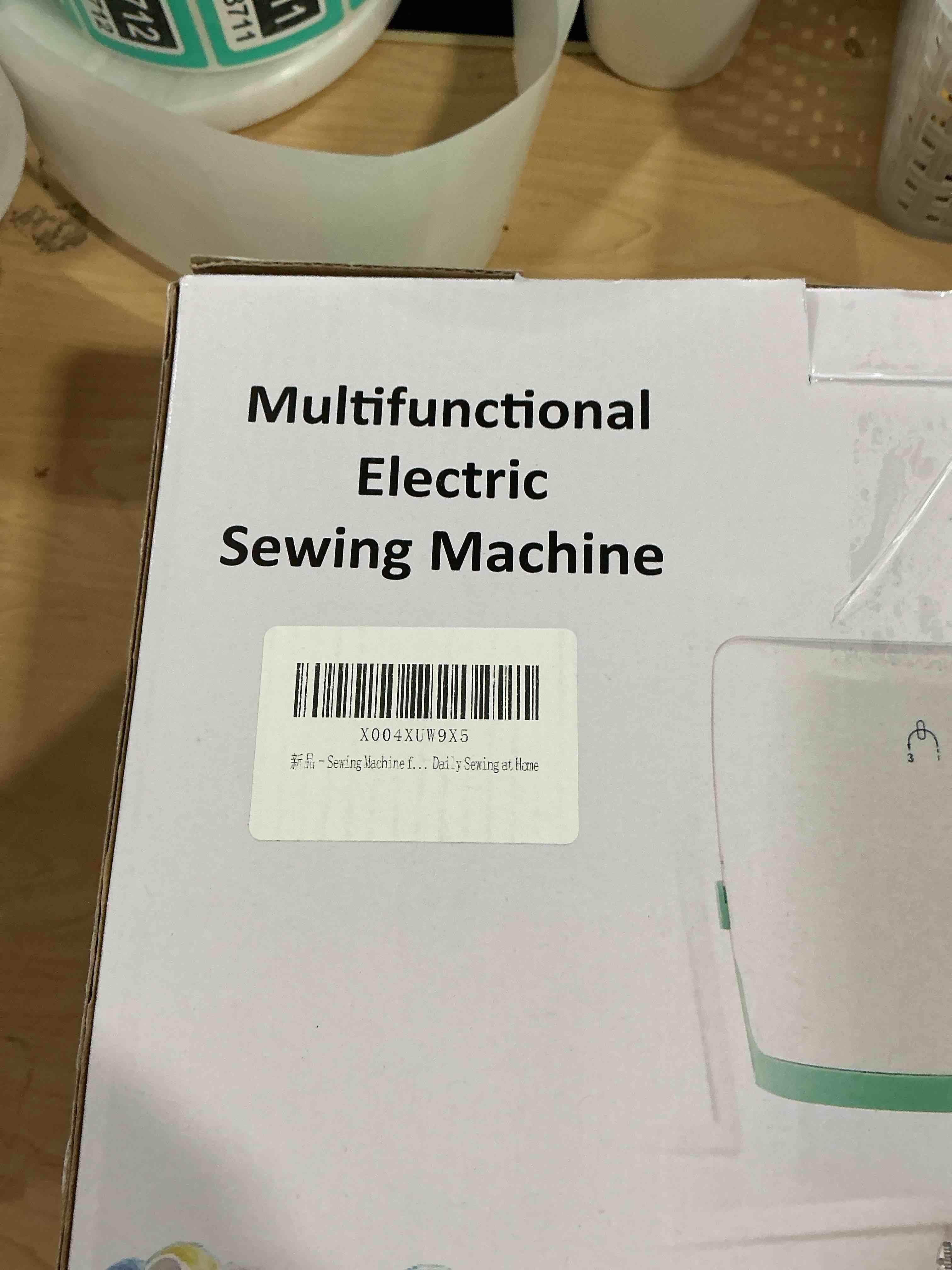 Condition photo showing Good Condition for Sewing Machine for Beginners,16 Strings of Weaving Dreams,Double Needle Sewing Machine for Adults,Adjustable Sewing Speed,Suitable for Daily Sewing at Home Upgrade accessories