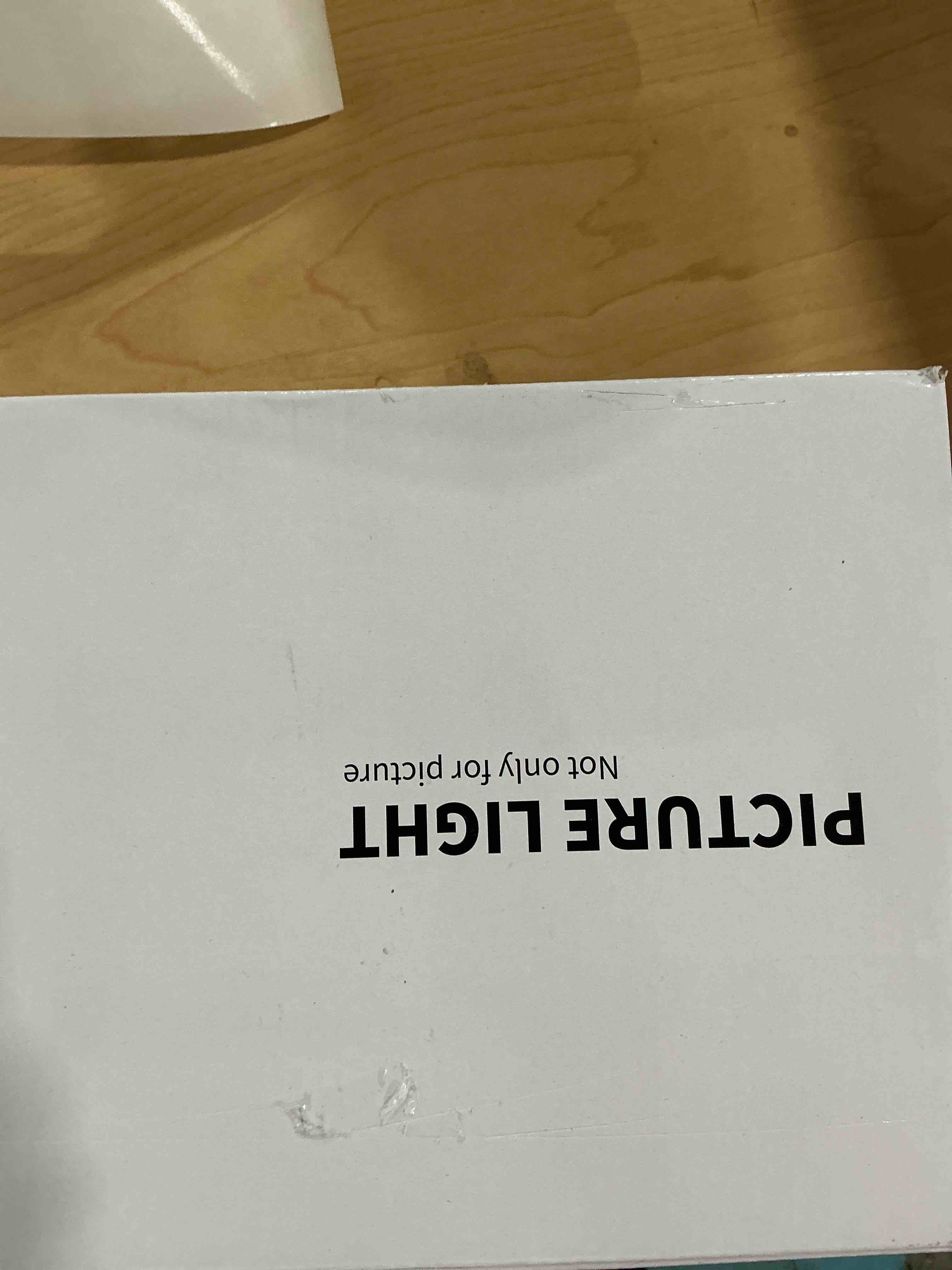 Condition photo showing New/Like New for Dimmable Cordless Picture Light with Controller and Timer, Rechargeable Battery Wall Sconce for Wall Pictures, Gallery Artwork, Paintings, Portraits, Dartboards (Black) 14"L x 6.3"W x 6.3"H Black