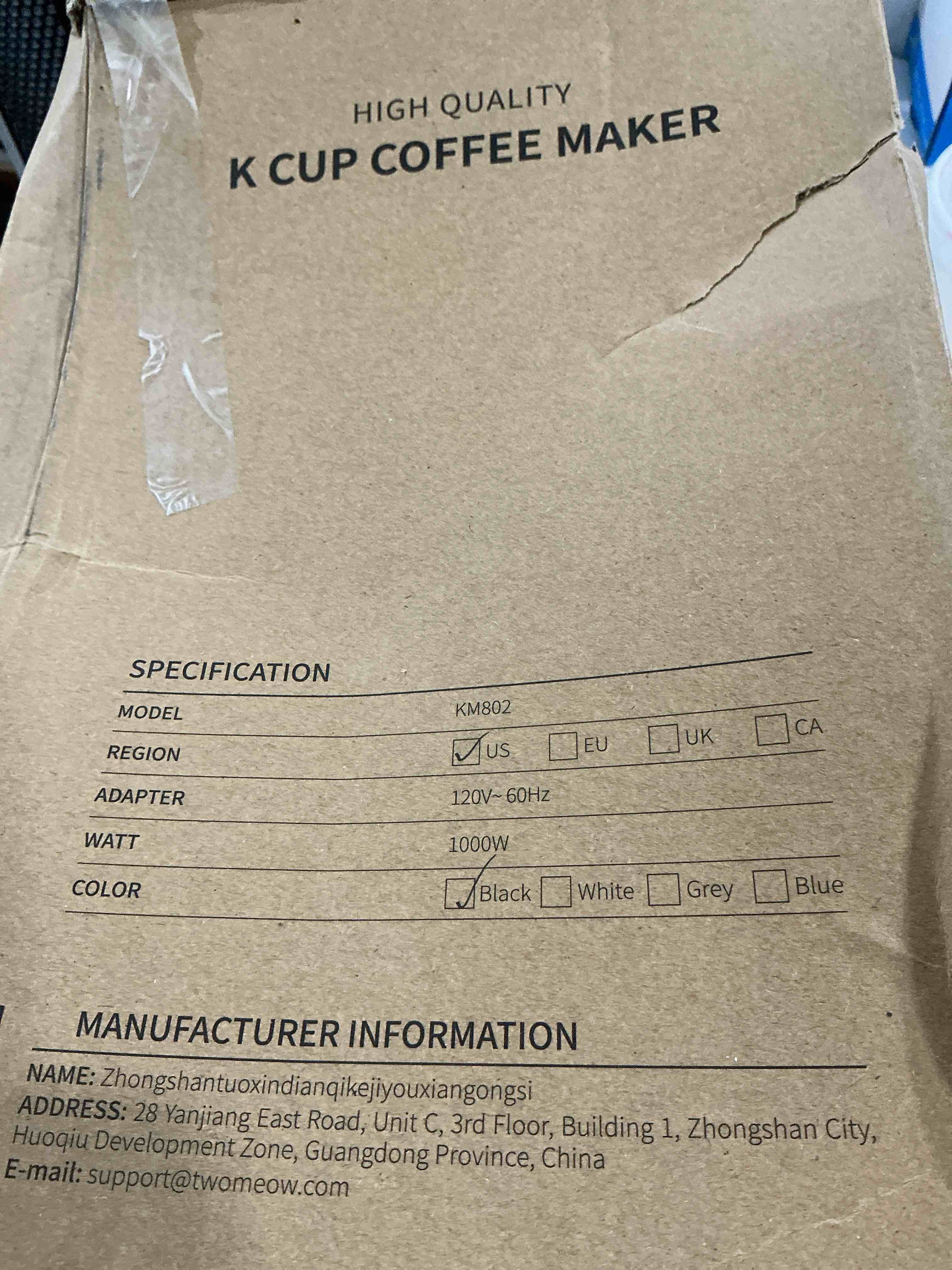 Condition photo showing Good Condition for Coffee Maker Hot & Iced With Bold Setting,Single Serve Coffee Maker For K Cup And Grounds,52 Oz Removable Water Tank,6-14 Oz Brew Sizes,One Cup Kcup Coffee Machine With Reusable Filter,(Black)
