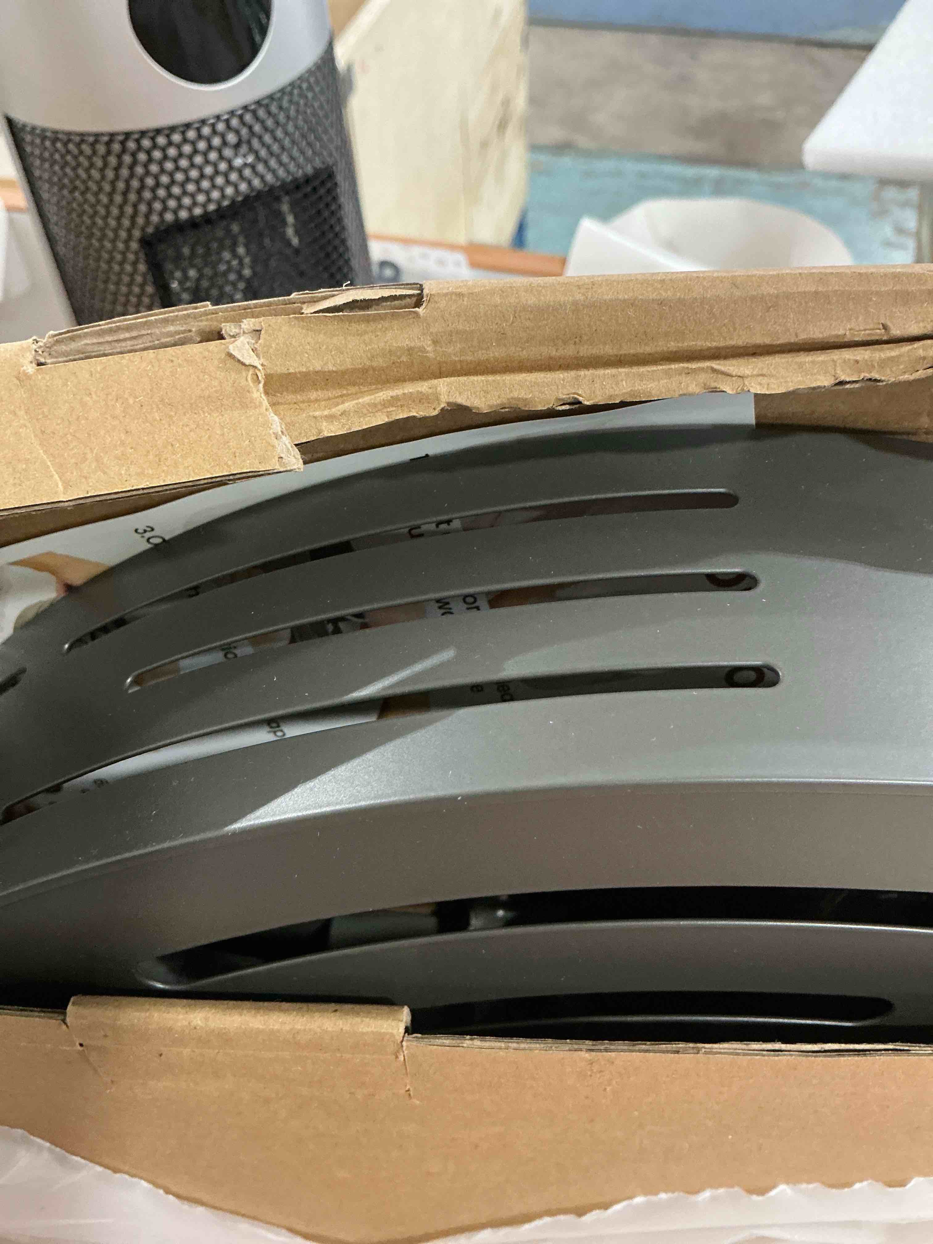 Condition photo showing As Is for Corner Shower Caddy Suction Cup,Shower Shelves with Hooks,No Drilling Powerful Suction Bathroom Organizers and Storage,Removable Waterproof Rustproof Shower Bathroom Accessories Decor(Grey 2Pack) 2 Pack