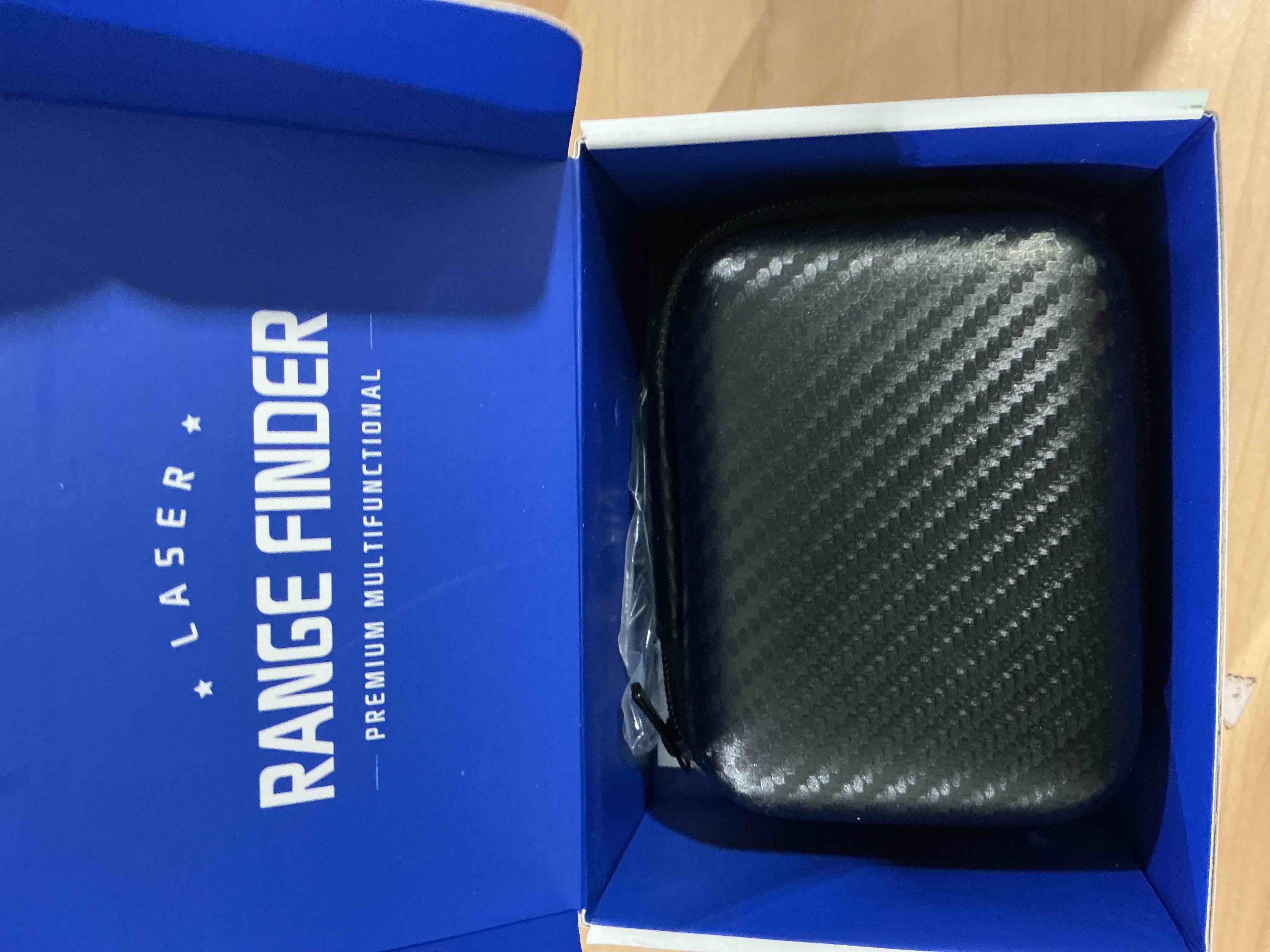 Condition photo showing Good Condition for 1200Yards Range Finder Golf with Slope, 7X Magnification Range Finder, Lightweight Portable Rechargeable Rangefinder, Flag Lock Vibration, Switch for Legal, Range Finders for Hunt/Golf Accessory Black