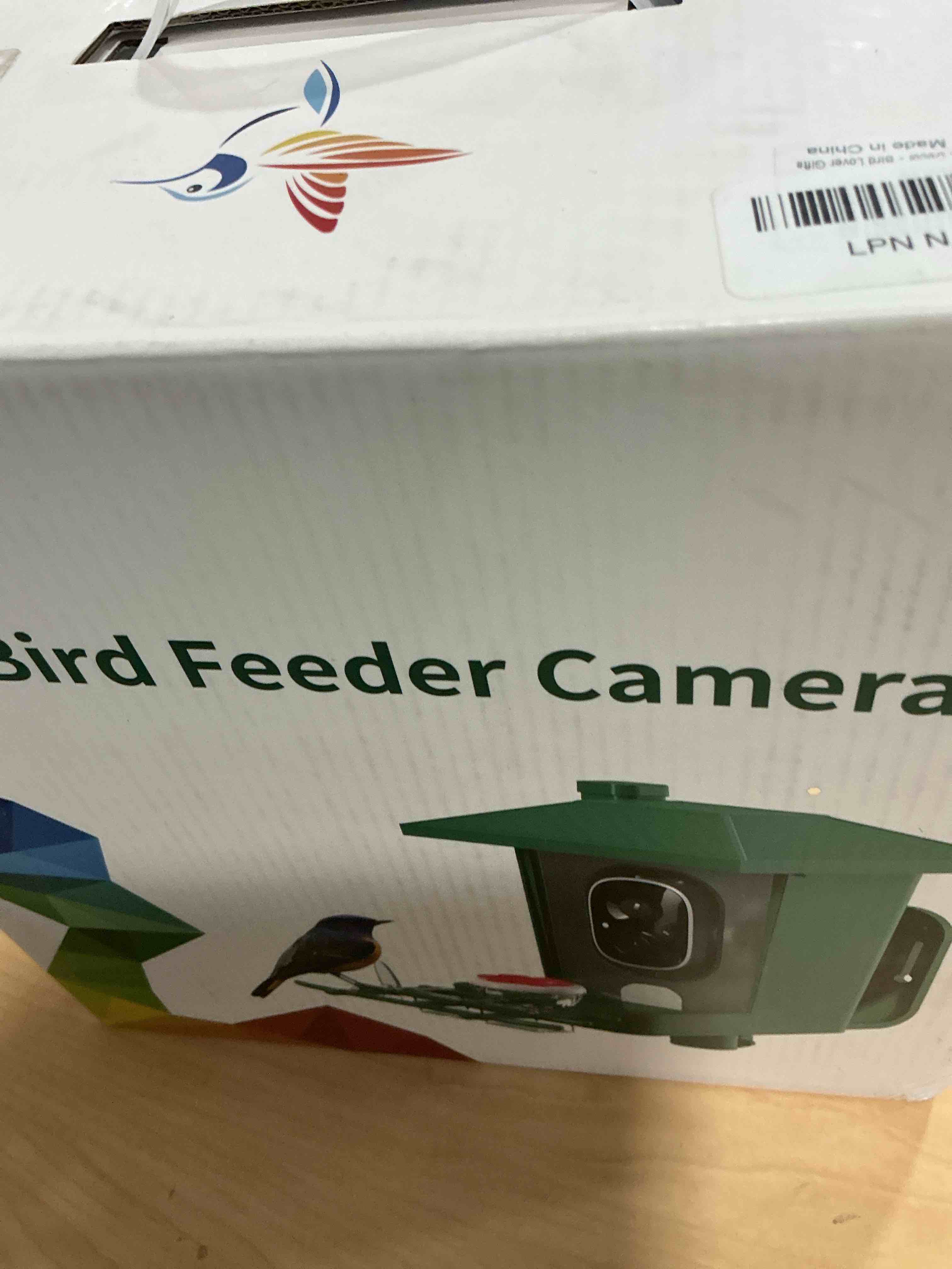 Condition photo showing New/Like New for Bird Feeder with Camera Outdoor Solar: Smart Birdfeeder with AI Recognition - 2K HD Live Stream Video Camera for Outside Wild Birds Garden Decor - Bird Lover Gifts