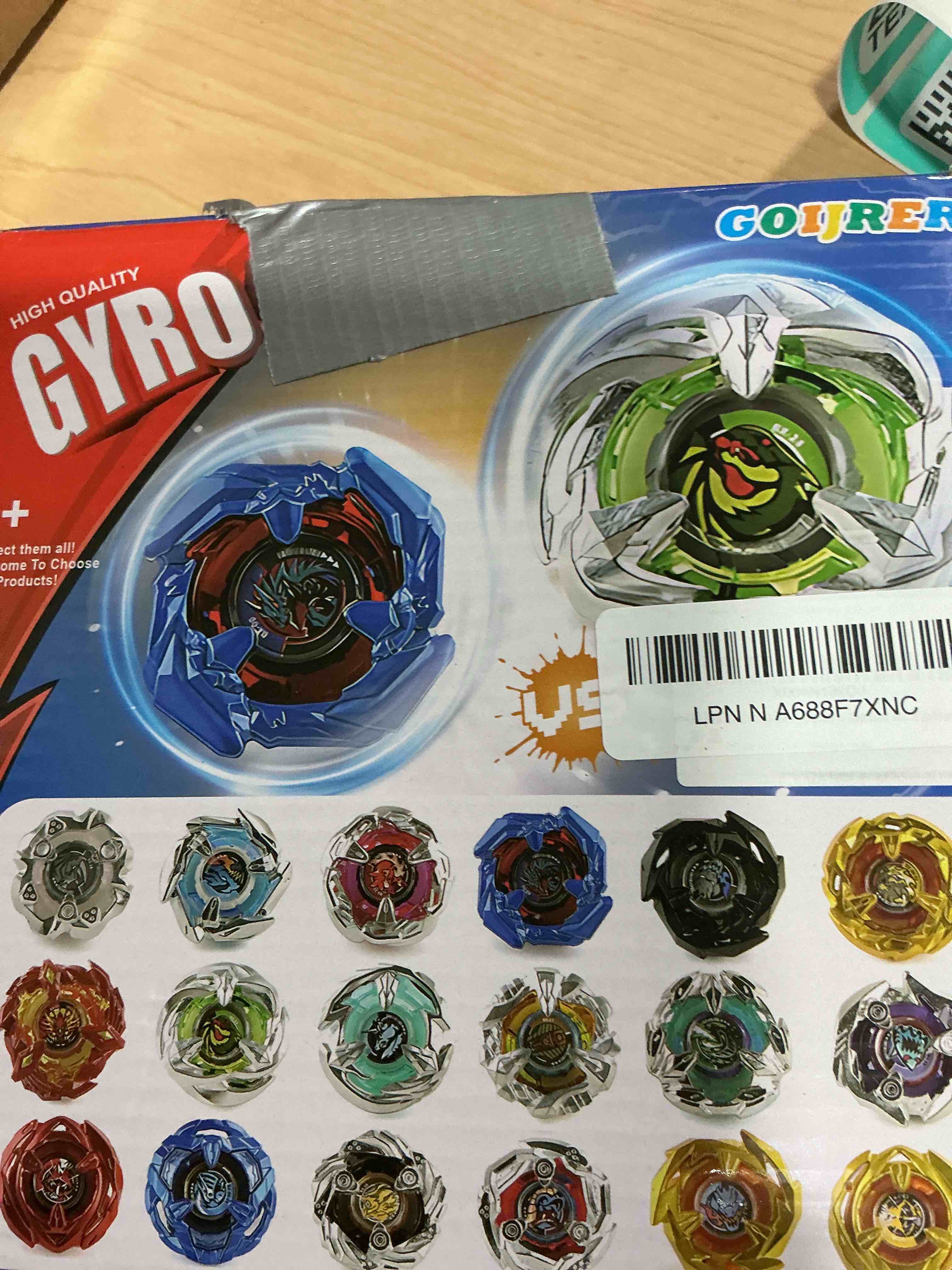 Condition photo showing Good Condition for Battling Set, Spinninning Top Burst Toy Combat Battling Game Set, Spinning Launchers, Bey Stadium, Greats Birthday Gift for Boys, 4 Spinning Tops