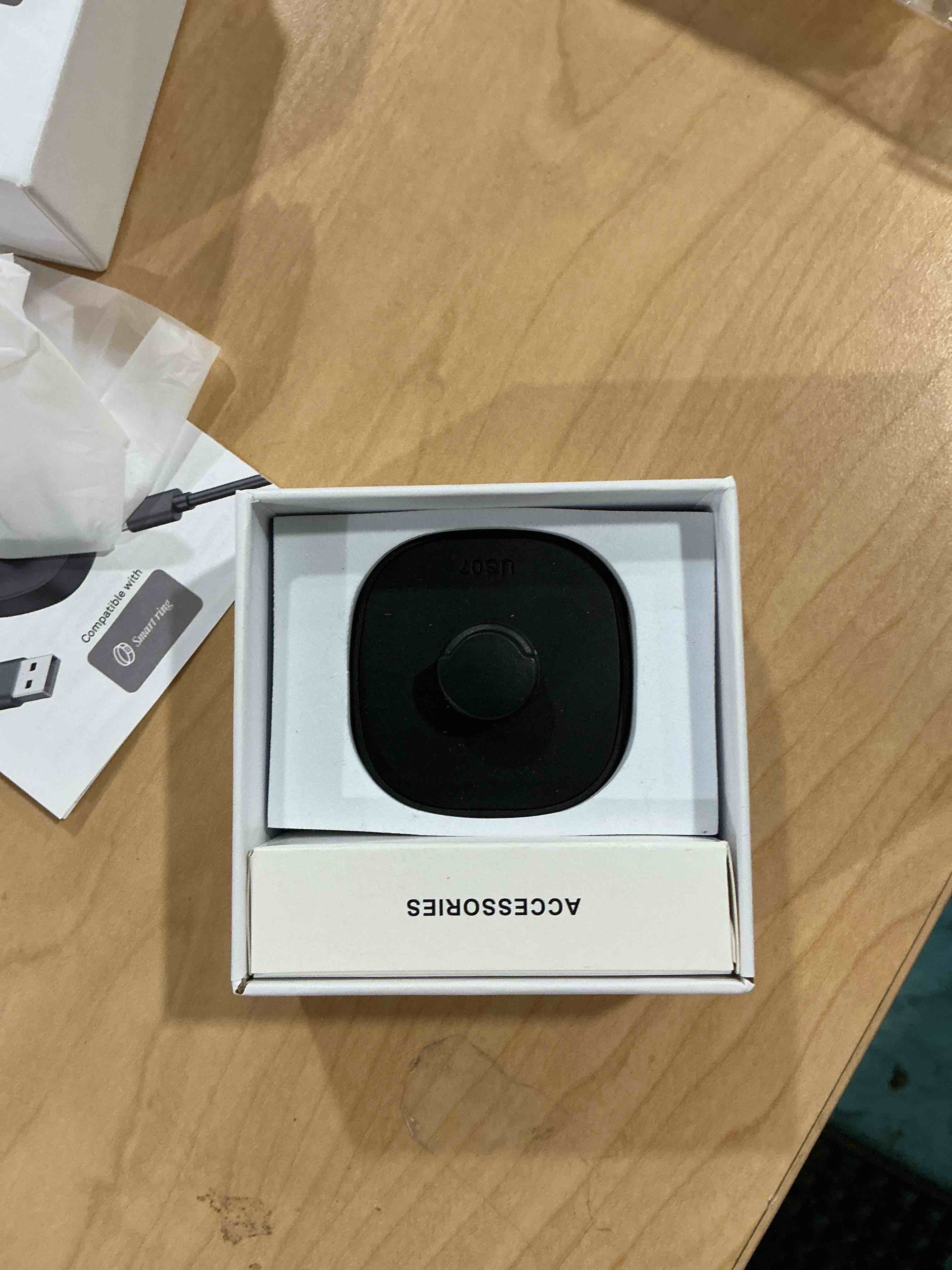 Condition photo showing Good Condition for Travel-Friendly Smart Ring Charger, Compatible with Oura Ring Gen3 Charger Size 7, Fast and Safe Charging with USB-C Cable (Black) - Essential for Smart Ring Users