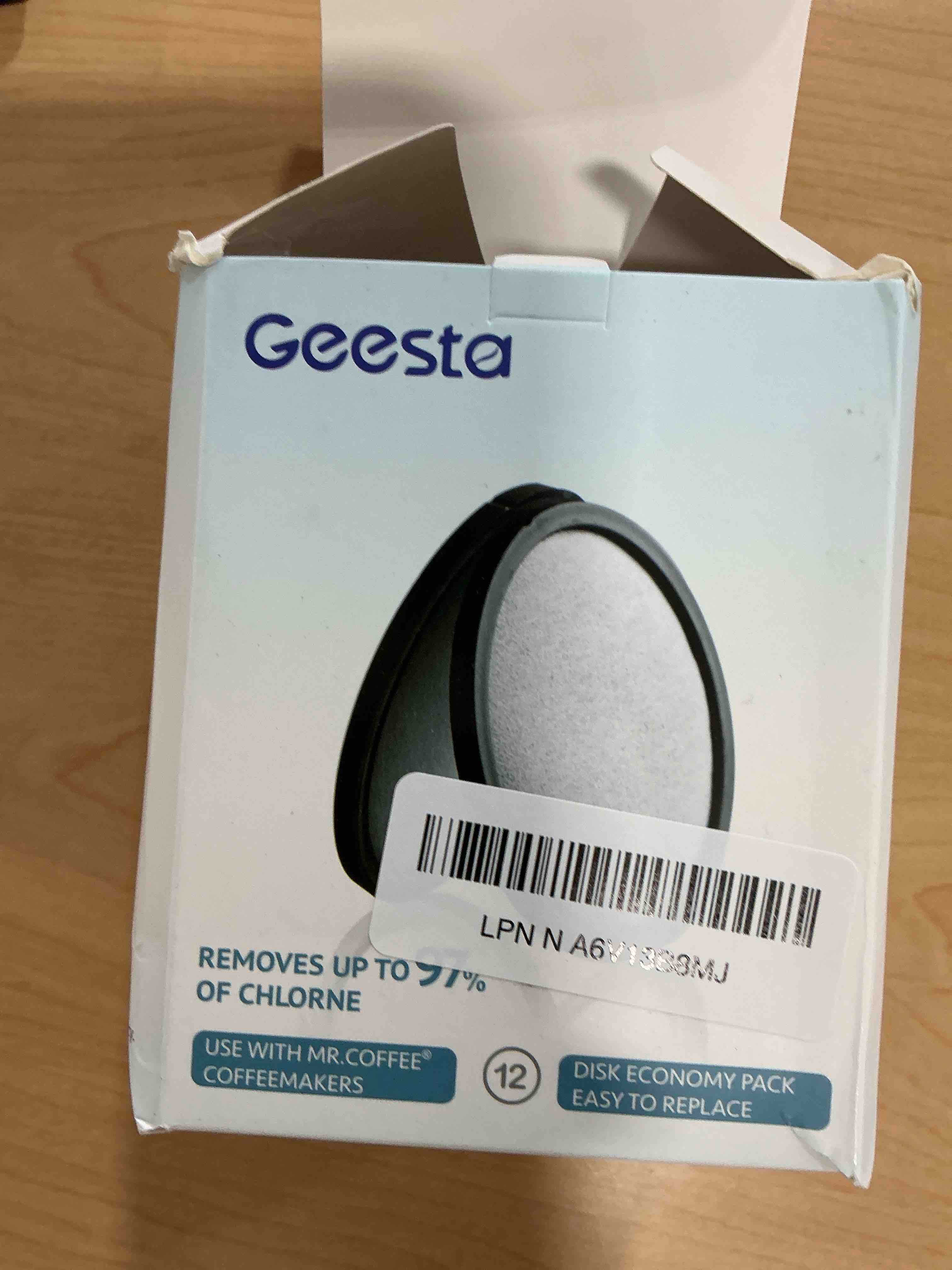 Condition photo showing Good Condition for 12-pack premium activated charcoal water filter disk for all mr. coffee models