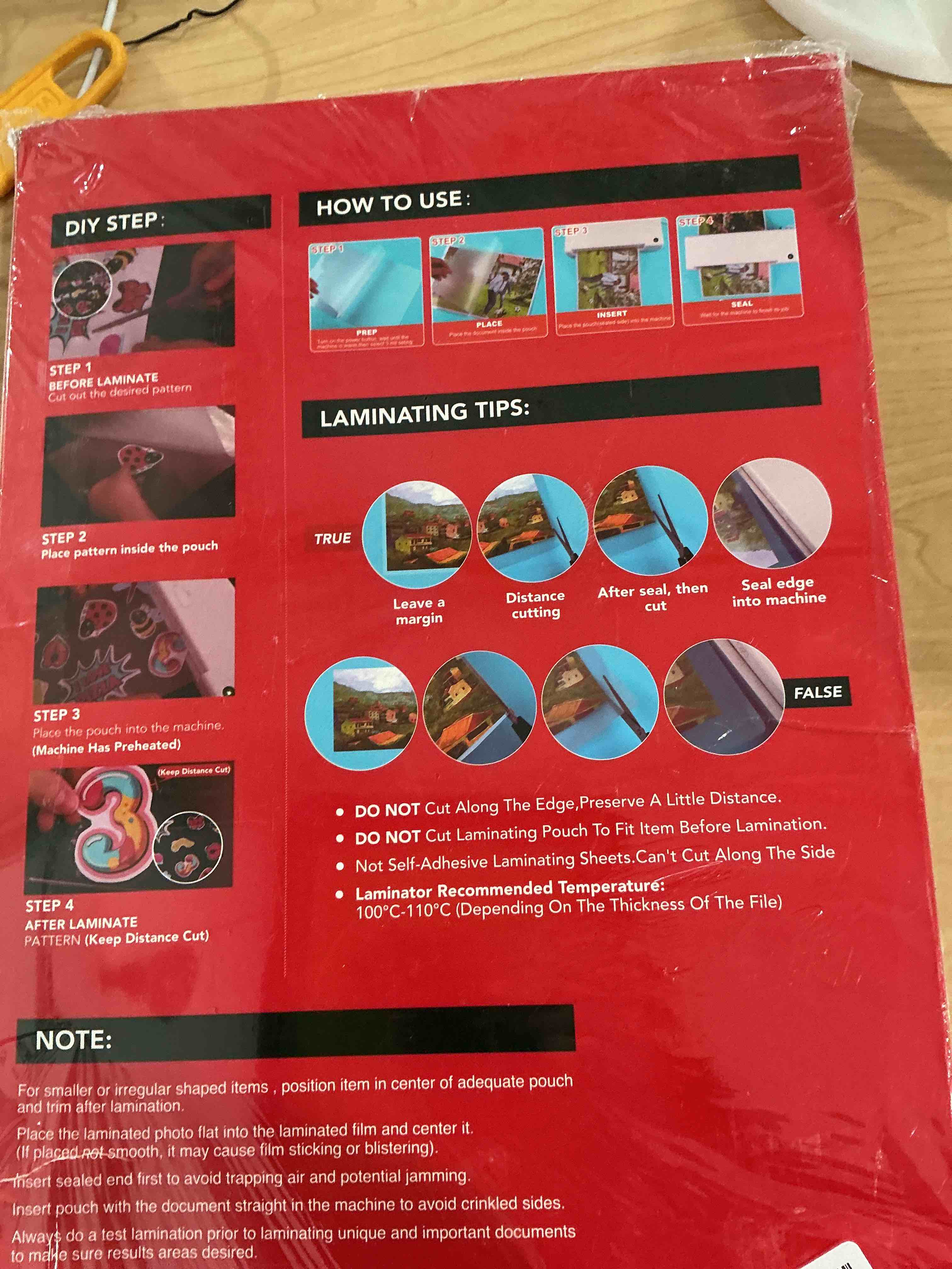 Condition photo showing New/Like New for CAREGY 200 Pack Laminating Sheets, Hold 11 x 17 Inch Sheet, 3 Mil Clear Thermal Laminating Pouches 11.5 x 17.5 Inch Lamination Sheet Paper for Laminator, Round Corner 200PACK-3Mil (11.5 x 17.5Inches)