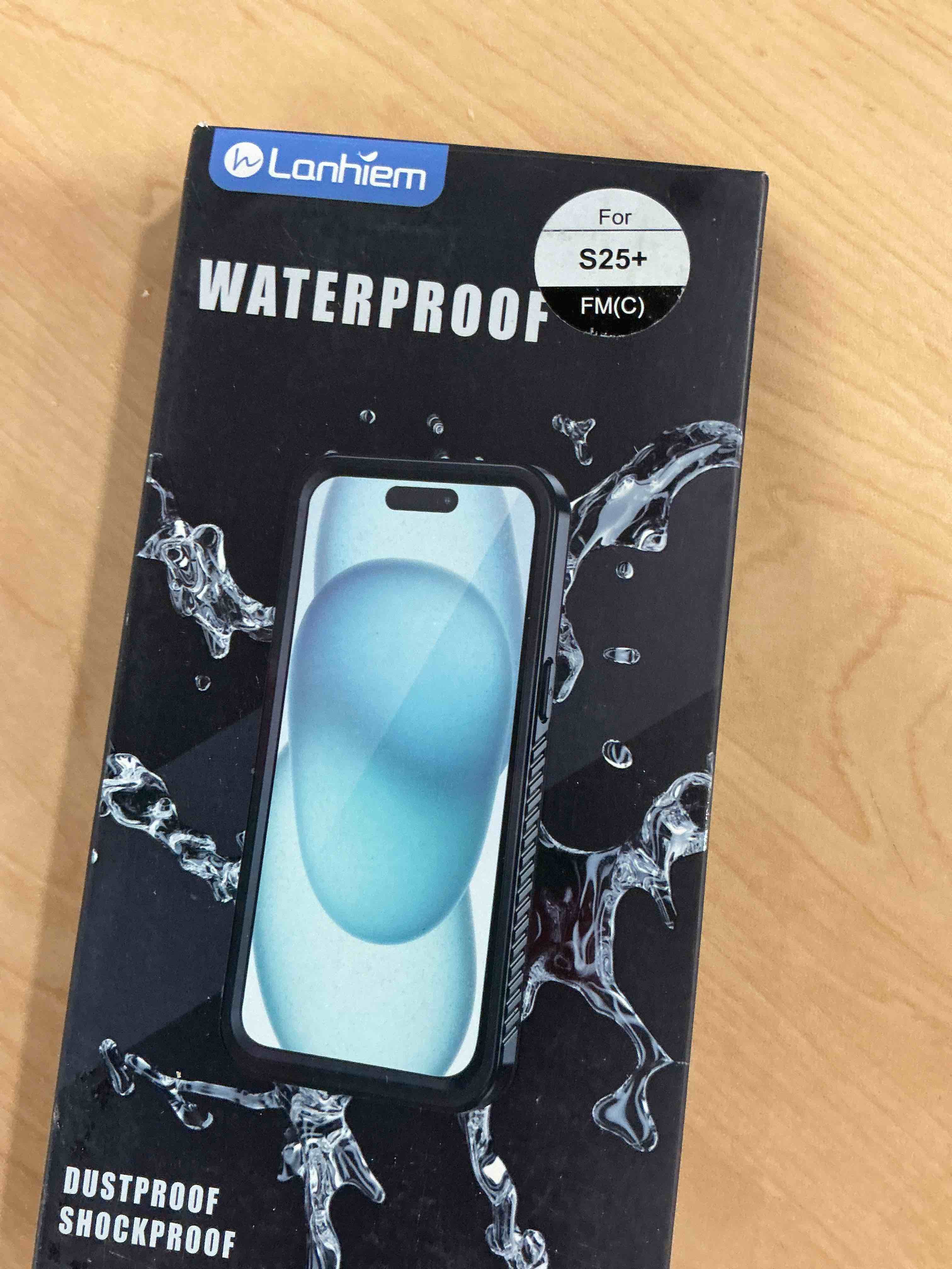 Condition photo showing Good Condition for Lanhiem Magnetic for Samsung Galaxy S25+ Plus Phone Case, IP68 Waterproof Dustproof Case with Built-in Screen Protector, Rugged Full Body Protective Cover for Galaxy S25 Plus 6.7 Inch, Black 6.7" for S25+ Plus Magnetic+Black