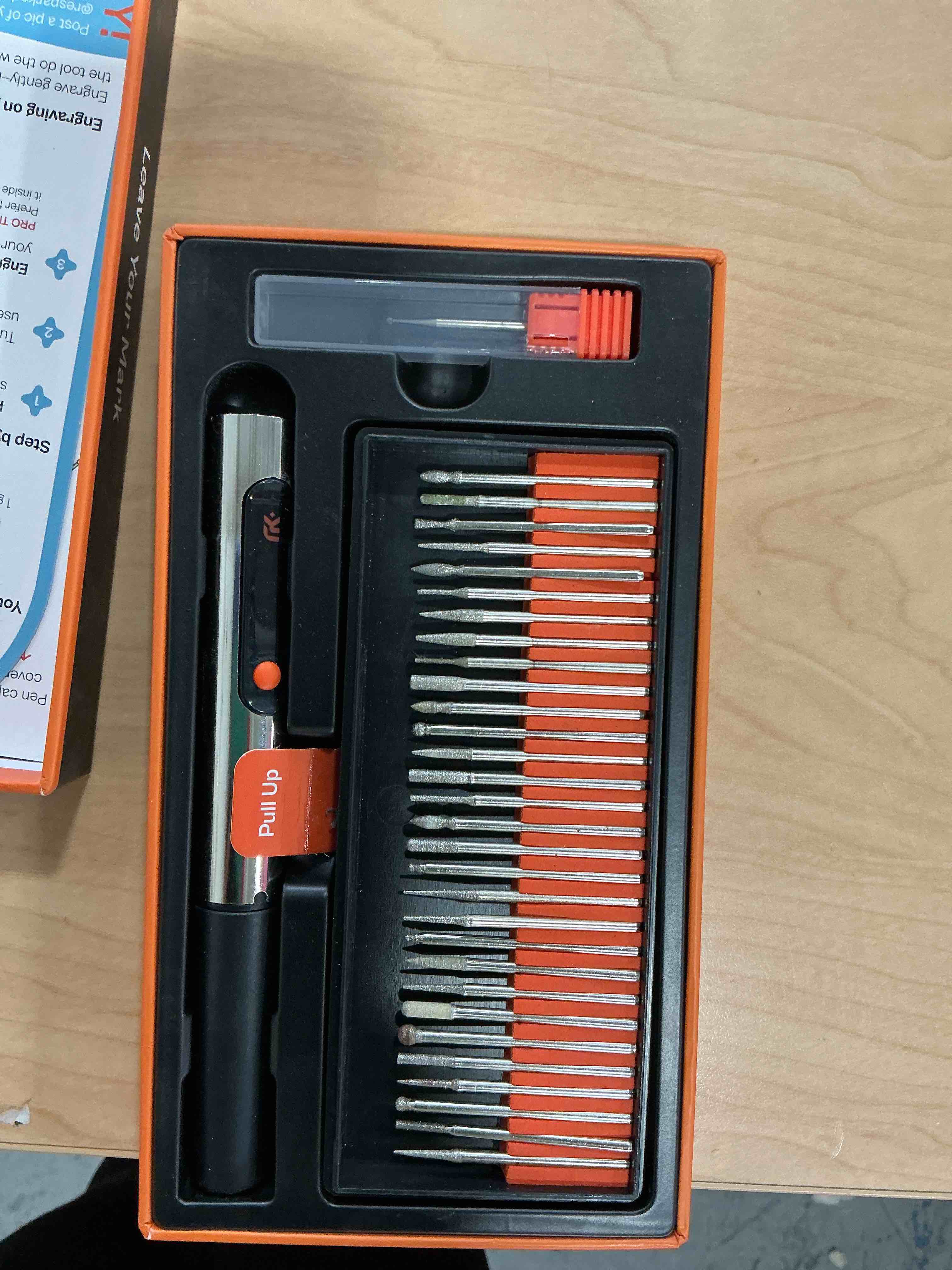 Condition photo showing New/Like New for Customizer Engraving Pen (Formerly Culiau): Ultimate Cordless Portable Tool for Artists & DIYers - Engrave 50+ Surfaces - Beginner Friendly - Rechargeable - Free 30 Bits & Mastery Guide
