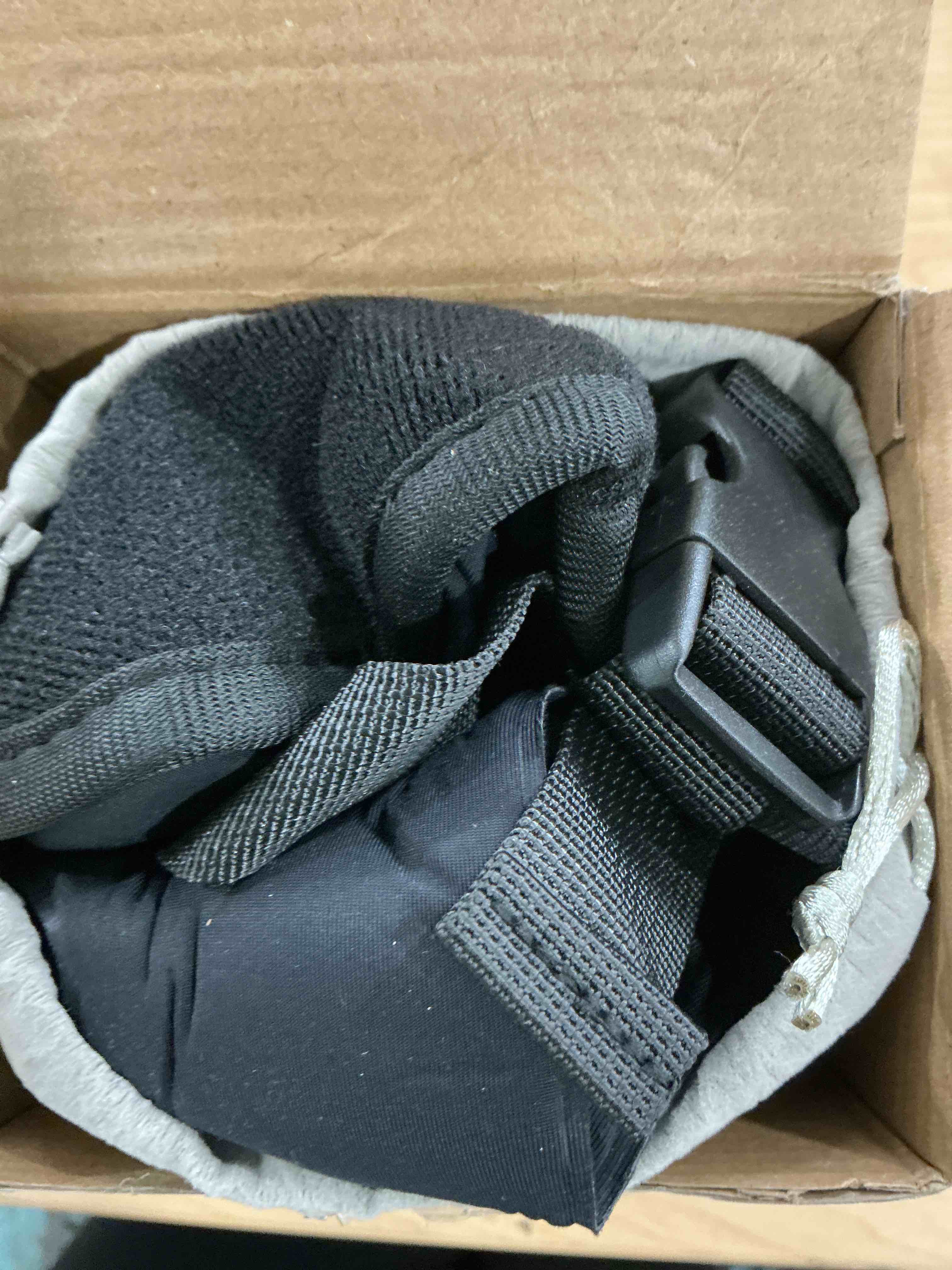 Condition photo showing New/Like New for travel pillows for airplanes, airplane pillow for long flight, airplane head strap with eye mask for sleep, travel neck pillow for car road trip, 360° support headrest, stop bobblehead, black