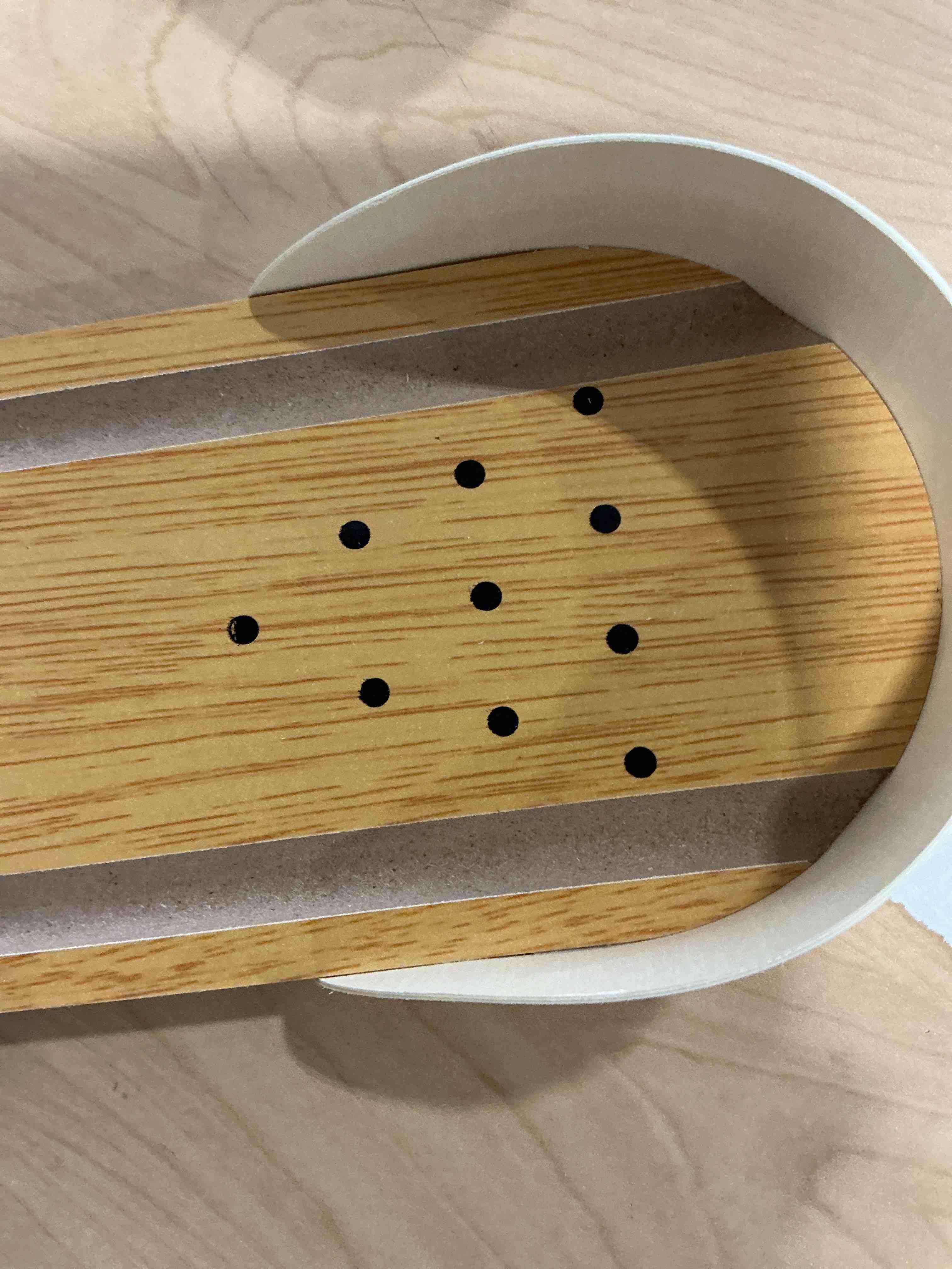 Condition photo showing Good Condition for table only Table Top Mini Bowling Game Set-Tabletop Wooden Board Mini Arcade Desktop Tiny Bowling Shooting Alley Office Desk Stress Relief Gadgets Small Finger Toys Fun Gag Gifts for MenWomen Kids Teens Boys