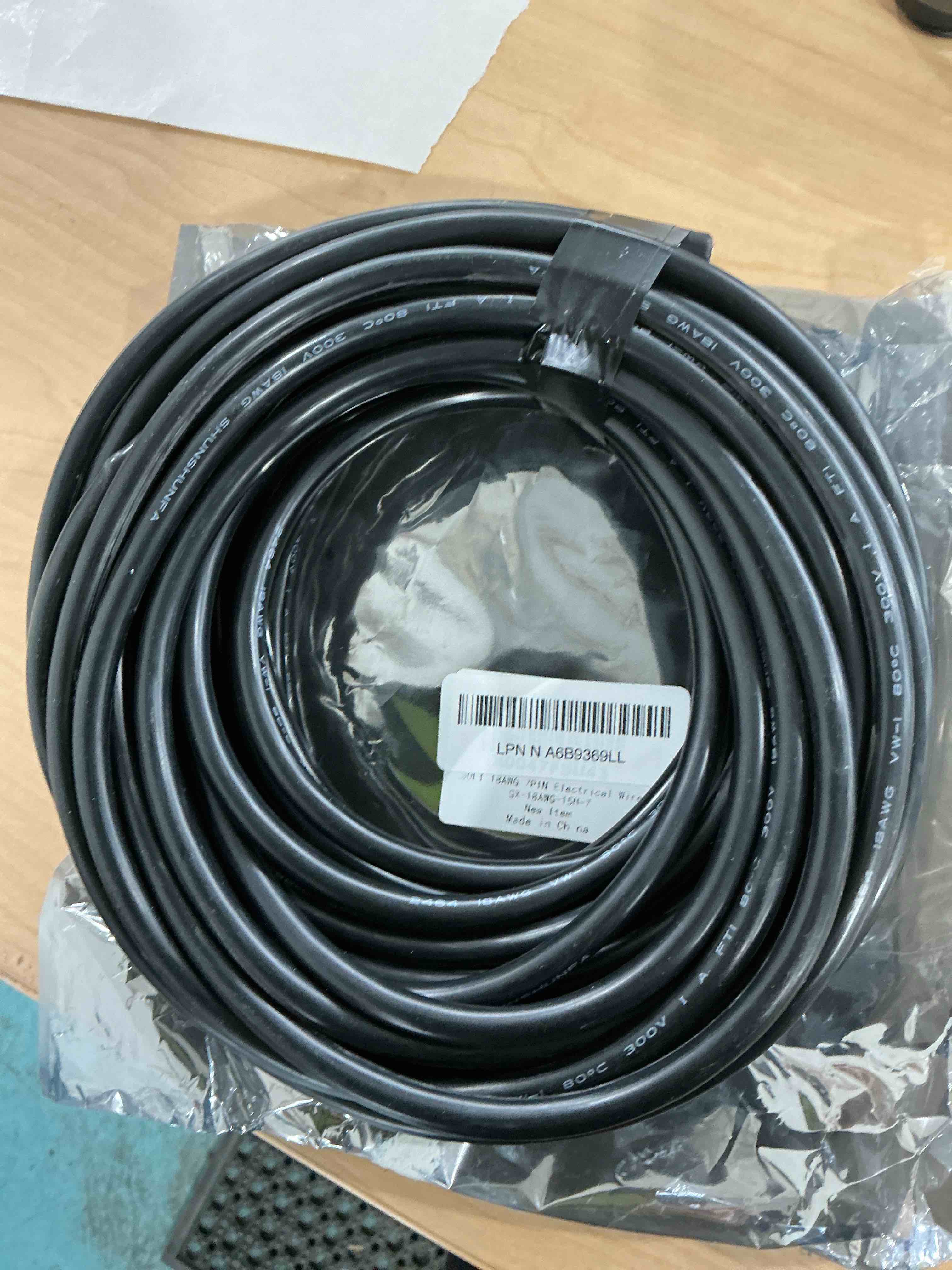 Condition photo showing New/Like New for 18 Gauge 7 Conductor Electrical Wire, 50FT 18AWG PVC Thermostat Wire, Low Voltage Landscape Wire, Flexible Cord for Extension Cable Automotive Garden Bell Speaker 50FT/15M 18AWG-7C