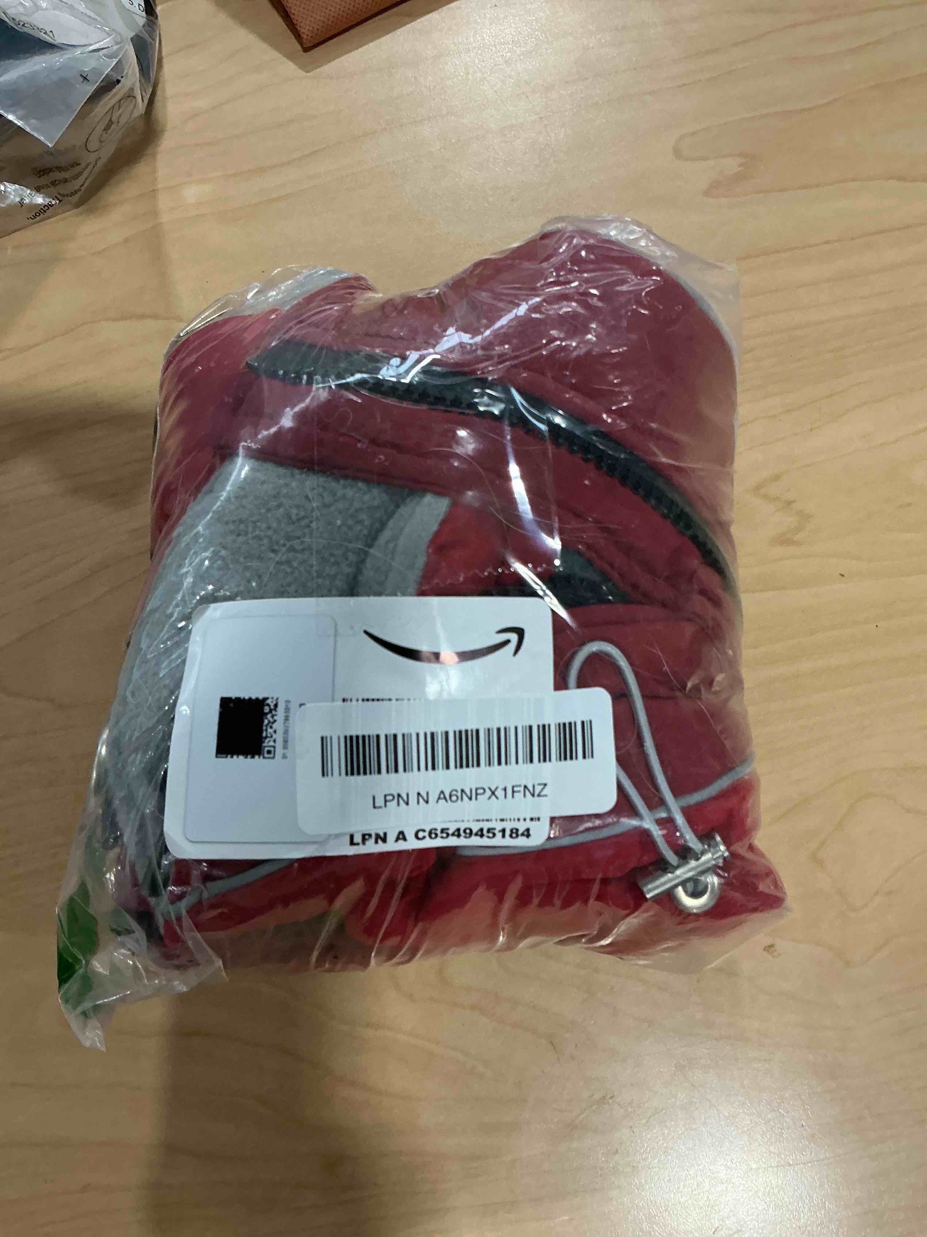 Condition photo showing Good Condition for Medium Dog Coat - Warm Zip Up Snowsuit Dog Harness Vest, Reflective Water-Resistant Dog Jacket for Medium Dogs - Red Red Medium