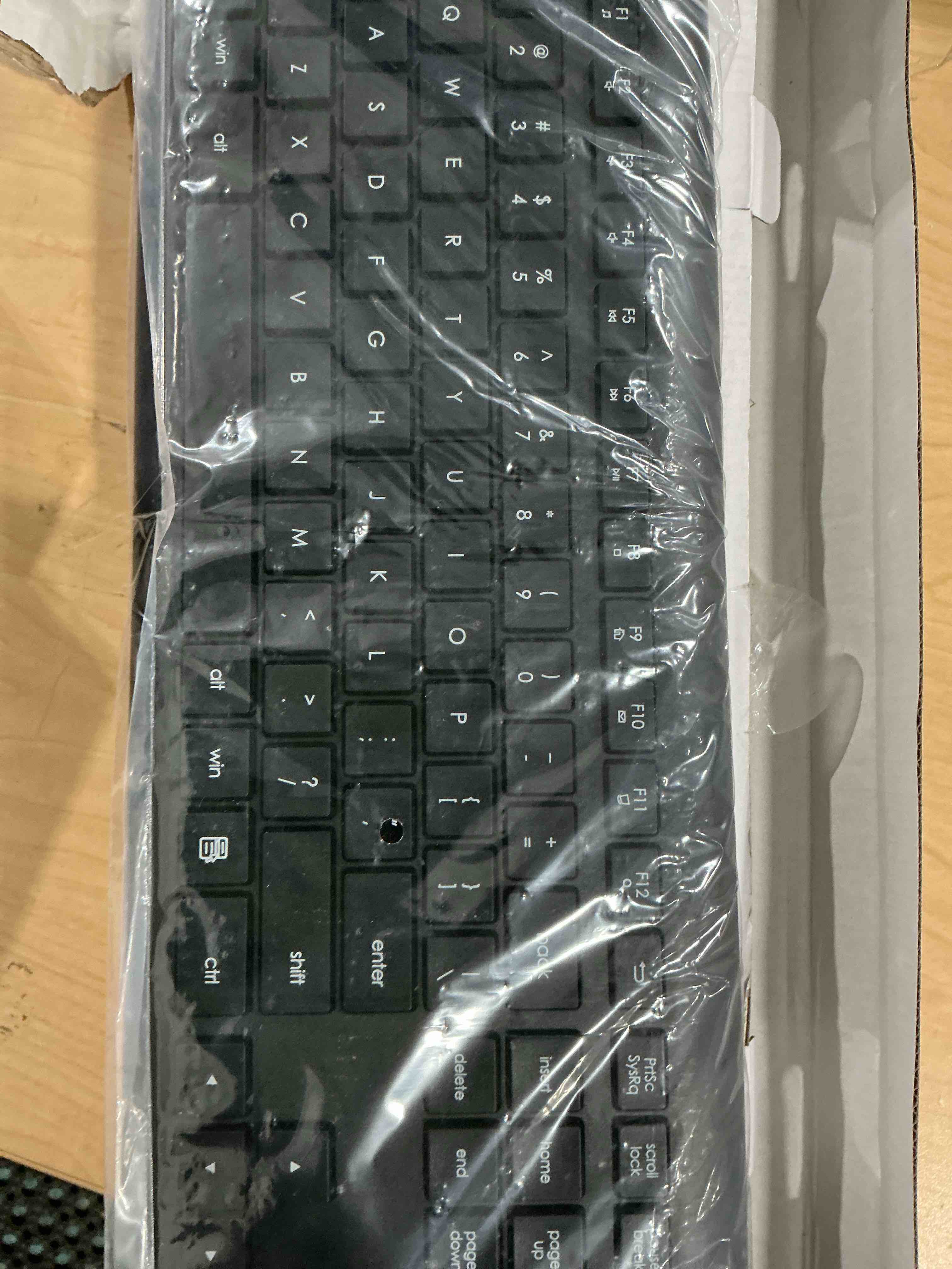 Condition photo showing New/Like New for EDJO Wireless Keyboard, 2.4G Full-Sized Cordless USB Silent Computer Keyboard, Ergonomic Tilt Angle, Sleep Mode, Long Battery Life, for Windows, Mac OS Laptop/PC/Desktop/Notebook
