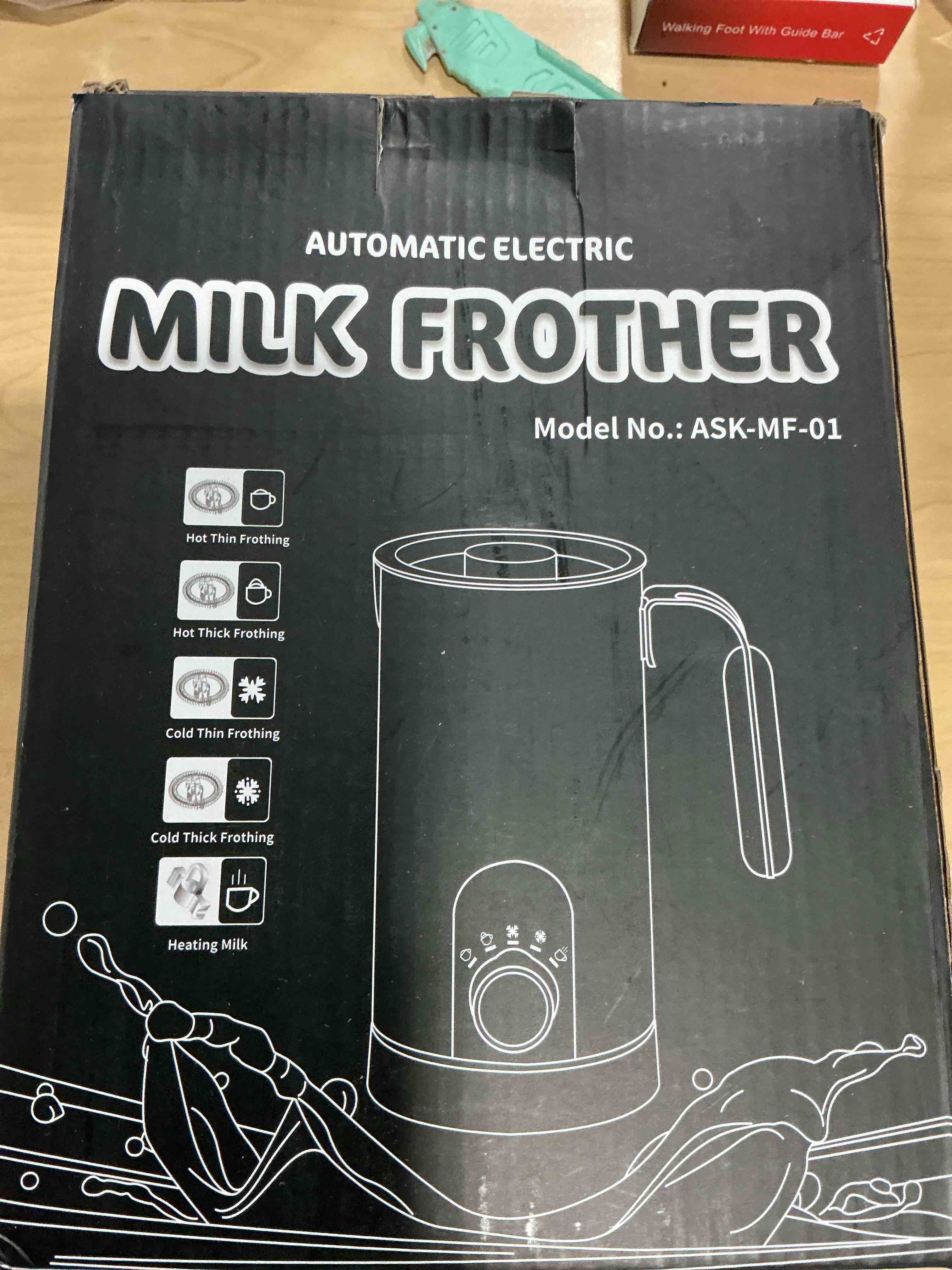 Condition photo showing Good Condition for Milk Frother Electric 5 in 1 - Automatic Milk Frothers 350ml Large Capacity Milk Steamer and Frother Milk Heater and Warmer Hot & Cold Milk Foamer Maker for Latte Coffee Chocolate Machine