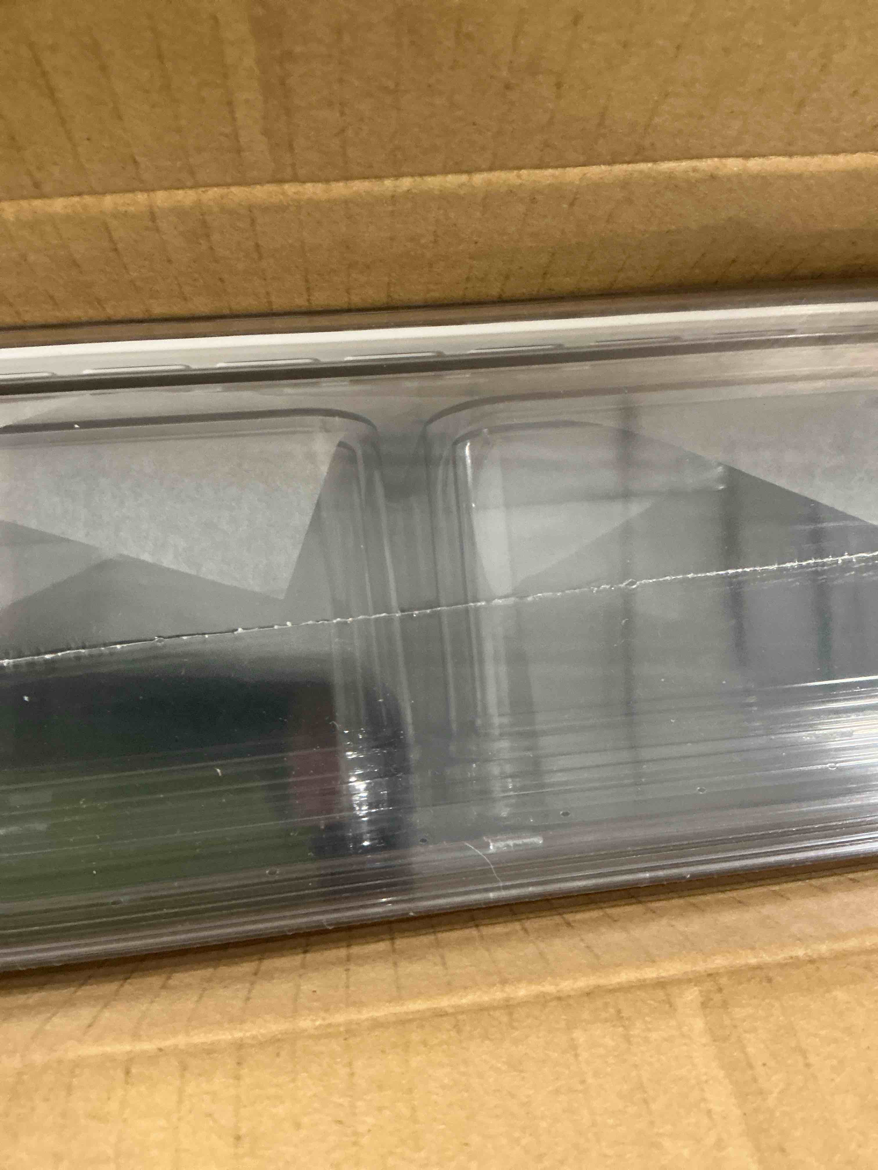 Condition photo showing New/Like New for 11 Pack Refrigerator Organizers and Storage, Stackable Fridge Organizer Bins, BPA-Free Clear Plastic Fruit Storage Containers for Fridge, Kitchen, Fruits, Drinks, Produce, Vegetable 11 Pcs