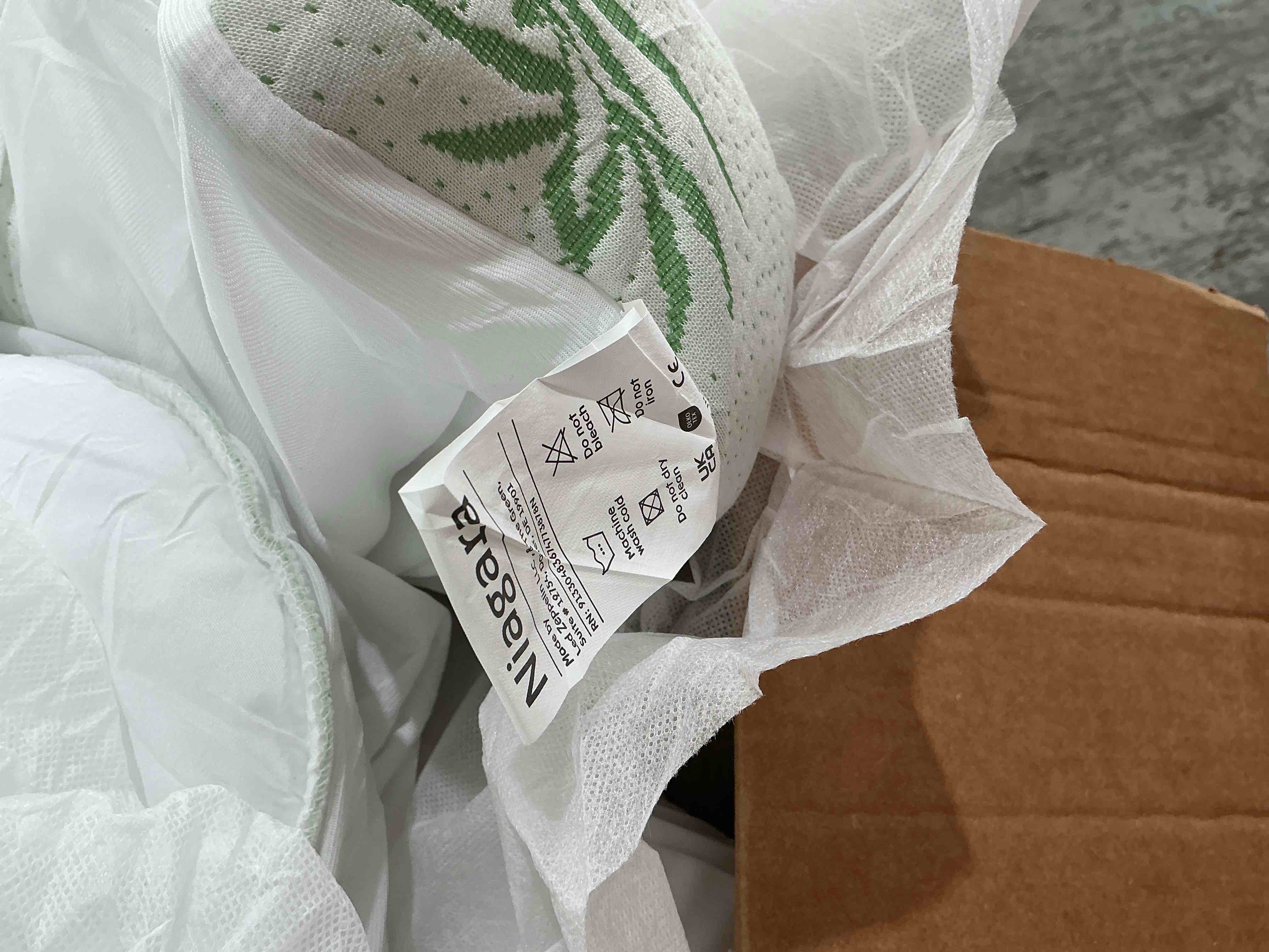Condition photo showing Good Condition for Ultra Soft Twin Size Mattress Topper - Viscose Made from Bamboo Pillow Top Mattress Pad for Back Pain Relief - Naturally Cooling for Hot Sleepers, Green