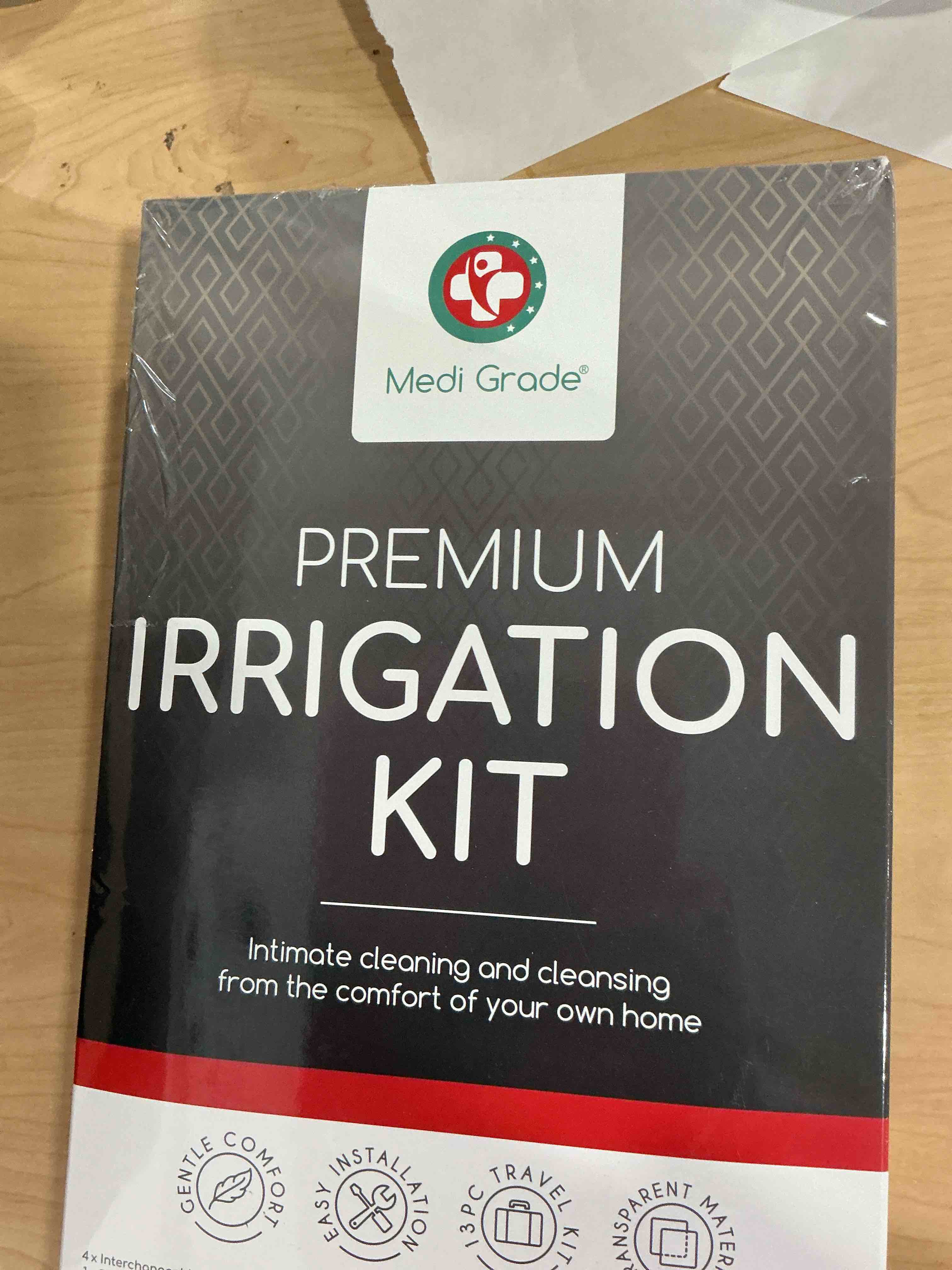 Condition photo showing New/Like New for Medi Grade Enema Kit for Adults, 0.53 Gal Capacity - Transparent, Hands-Free with One-Way Valve, 4 Tips and Enema Bag - Enemas for Colon Cleanse for Women and Men - for Coffee Enema & Colon Cleansing Clear One size