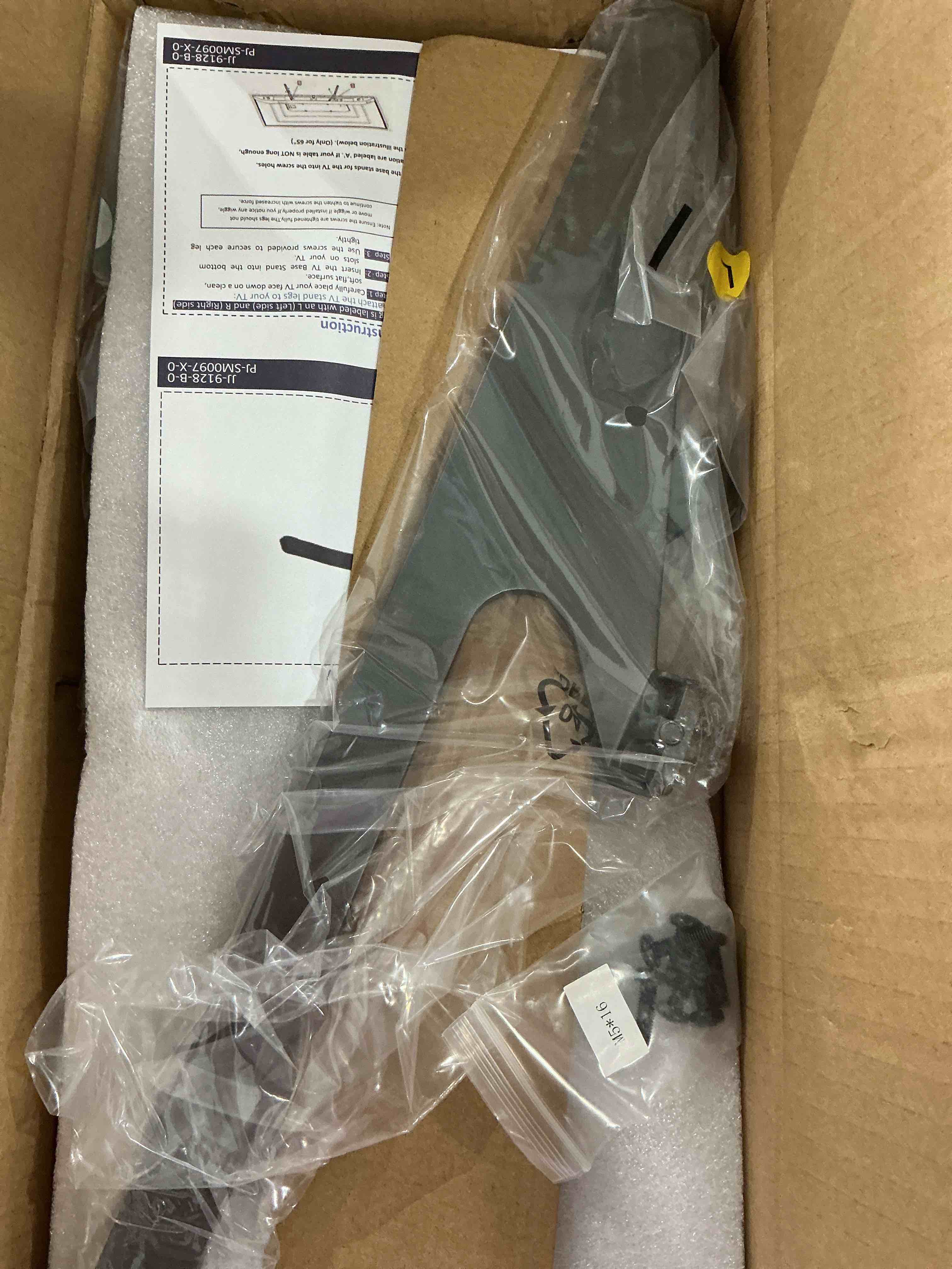 Condition photo showing New/Like New for 85U7H TV Stand Legs Table Top Holder Compatible with Hisense 85" Class U7H Series Quantum ULED 4K UHD Google TV Model 85U7H 85A65GUA, TV Stand Mount for 85-Inch Hisense TV 85U7H, 85U7H Television Legs