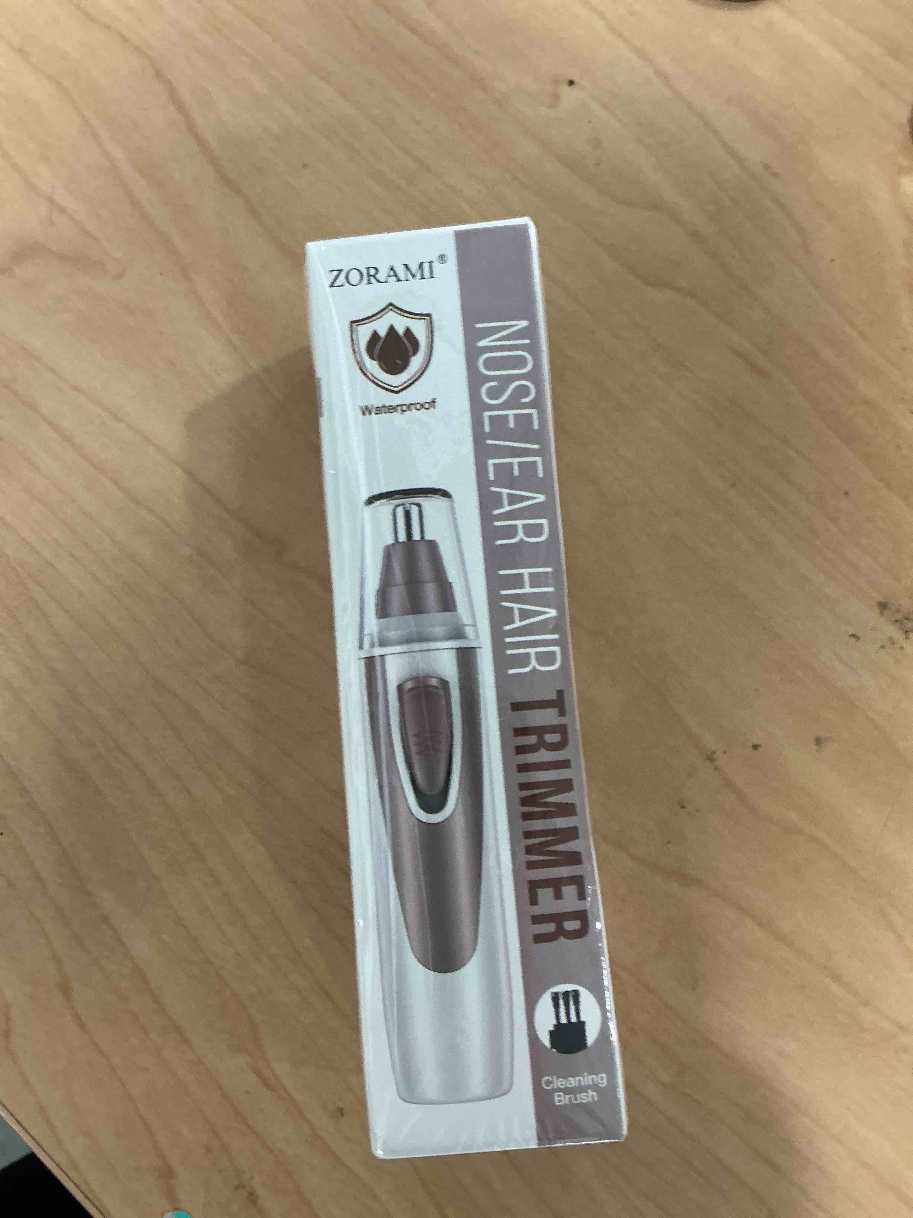 Condition photo showing New/Like New for Ear and Nose Hair Trimmer Clipper - 2025 Professional Painless Eyebrow & Facial Hair Trimmer for Men Women, Battery-Operated Trimmer with IPX7 Waterproof, Dual Edge Blades for Easy Cleansing Pink