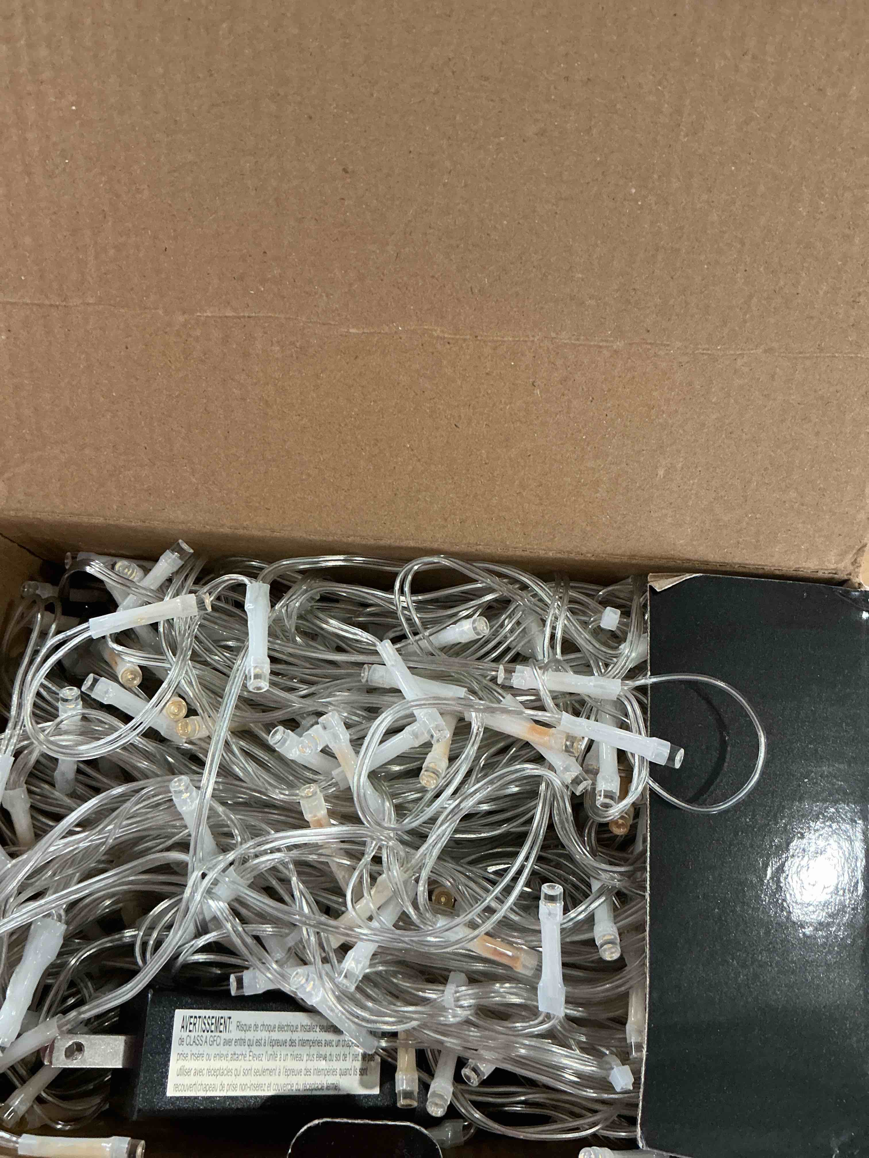 Condition photo showing New/Like New for Icicle lights Outdoor - 33ft Christmas Lights with 400LED 75 Drops 8 Modes, Plug in Curtain String Lights Waterproof for Holiday Wedding Party Home Garden Bedroom Indoor Decoration, Warm White Warm White 400LED/33ft