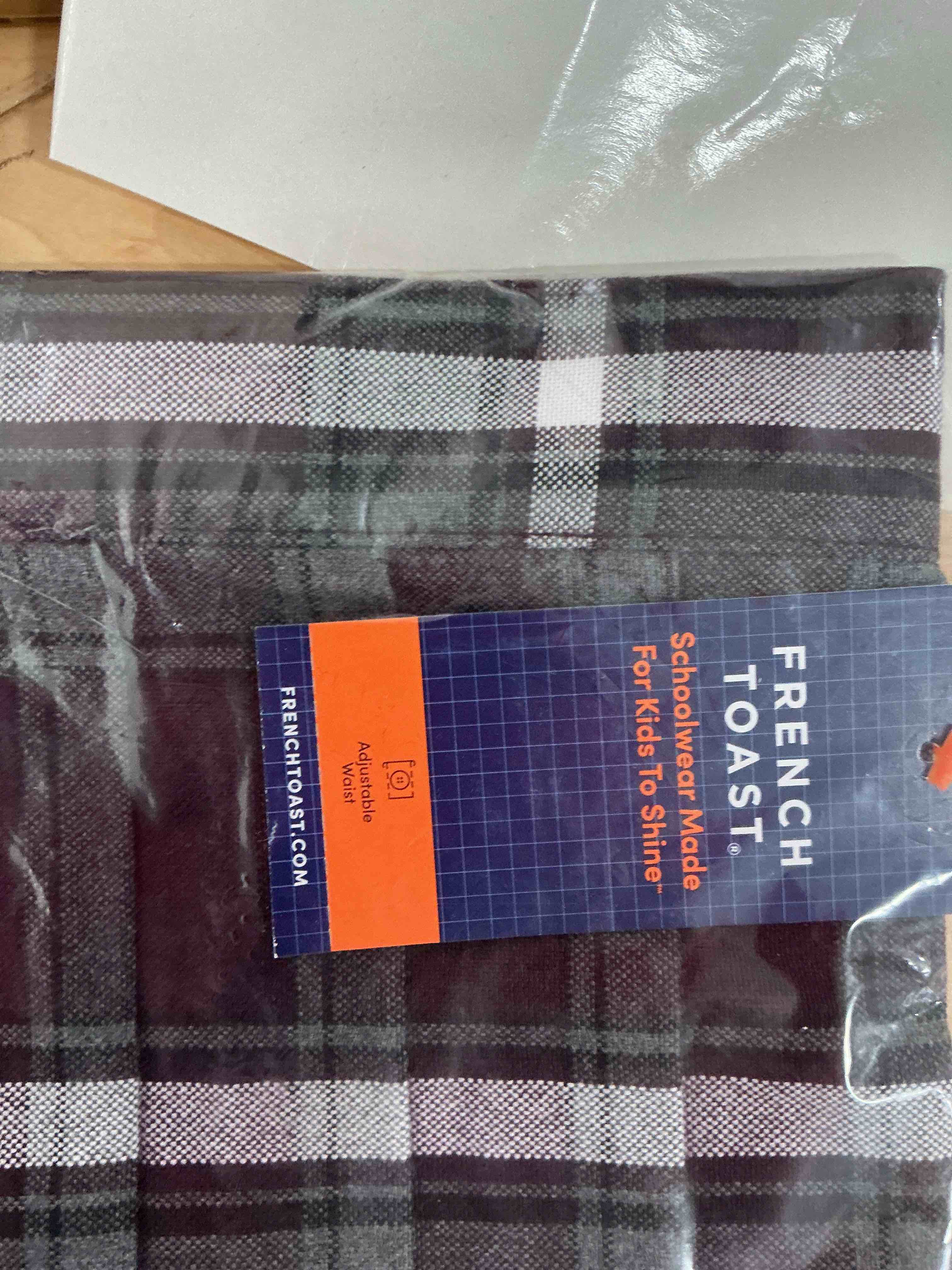 Condition photo showing New/Like New for French Toast Girls' Plaid Pleated Skirt