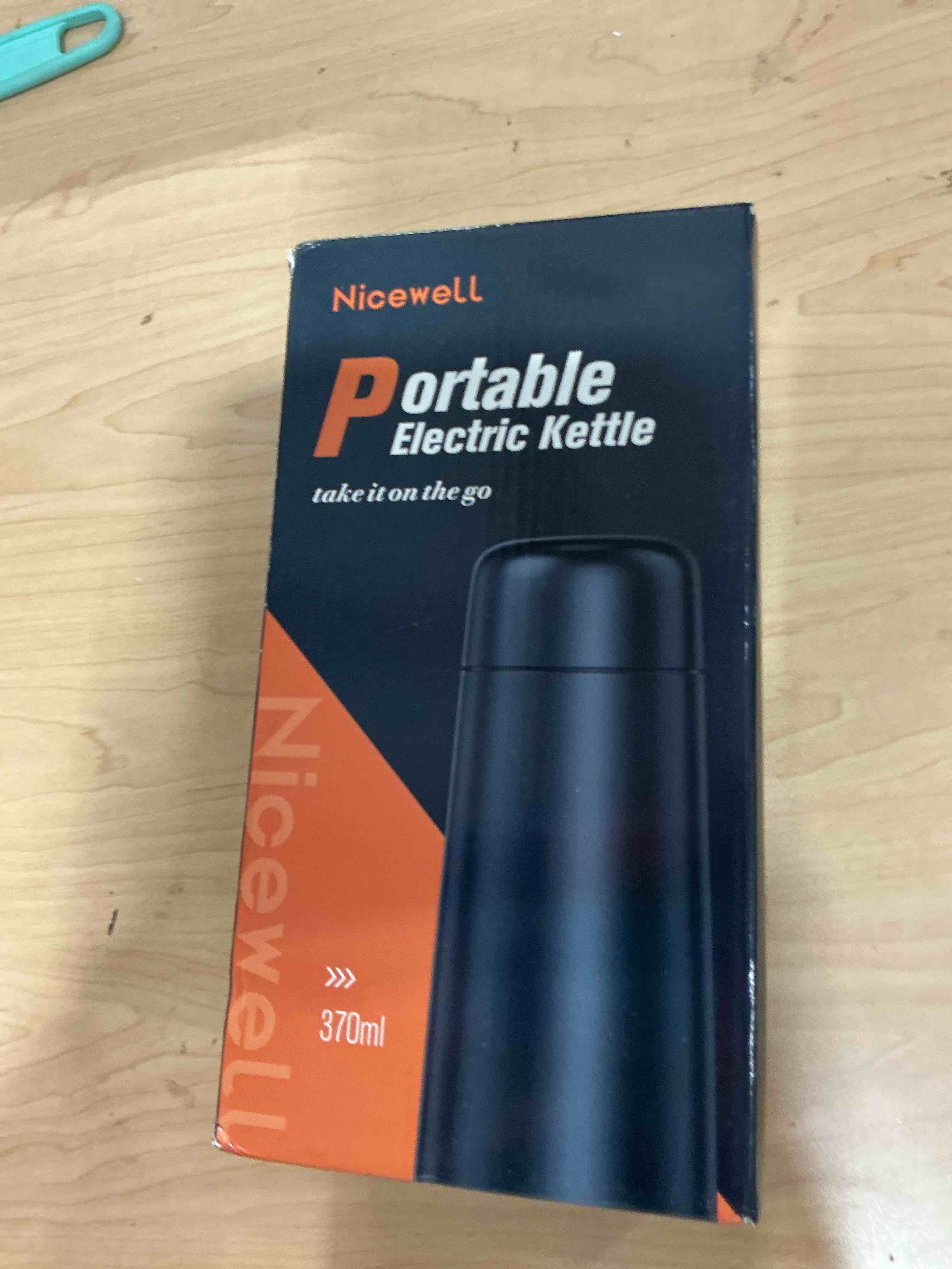 Condition photo showing Good Condition for Travel Kettle, Dual Voltage Portable Electric Kettle 110V-220V-240V Smart Small Water Boiler for Tea & Coffee, 316 Stainless Steel, 6 Temperature Control and LCD Display, for Global Use (370ML) 0.4 Quarts