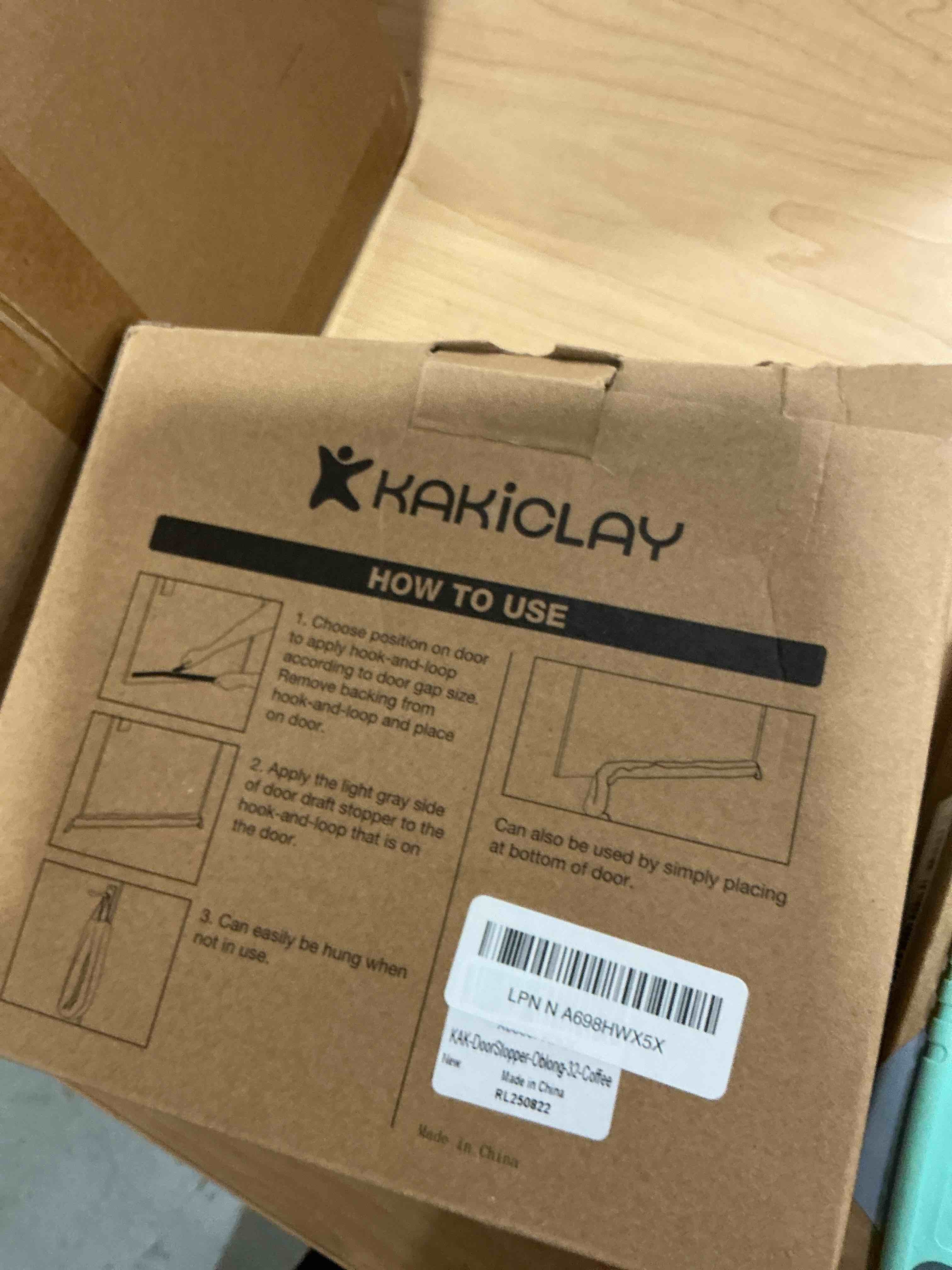 Condition photo showing Good Condition for KAKICLAY 38" Weighted Draft Stopper for Bottom of Doors and Windows, Heavy Duty Sound Proof Door Draft Guard Door Soundproofing Under Door Noise/Air/Wind Blocker, 2.2Lbs (32")