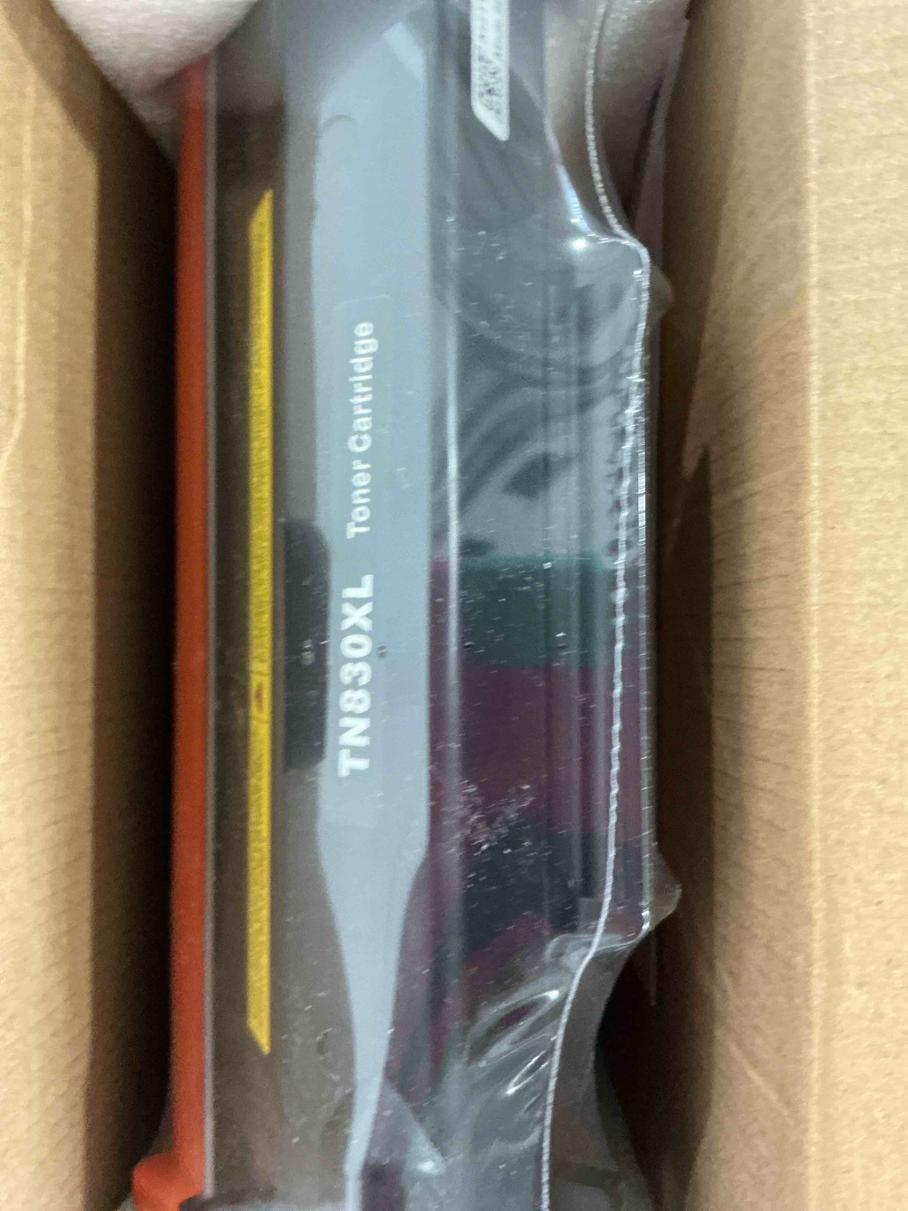 Condition photo showing New/Like New for Skydo TN830XL Black High Yield Printer Compatible Toner Cartridge for TN830 TN-830 TN 830 XL Work for DCP-L2640DW HL-L2460DW HL-L2480DW MFC-L2820DW HL-L2400D HL-L2405W Printers (2 Packs) TN830XL-2B