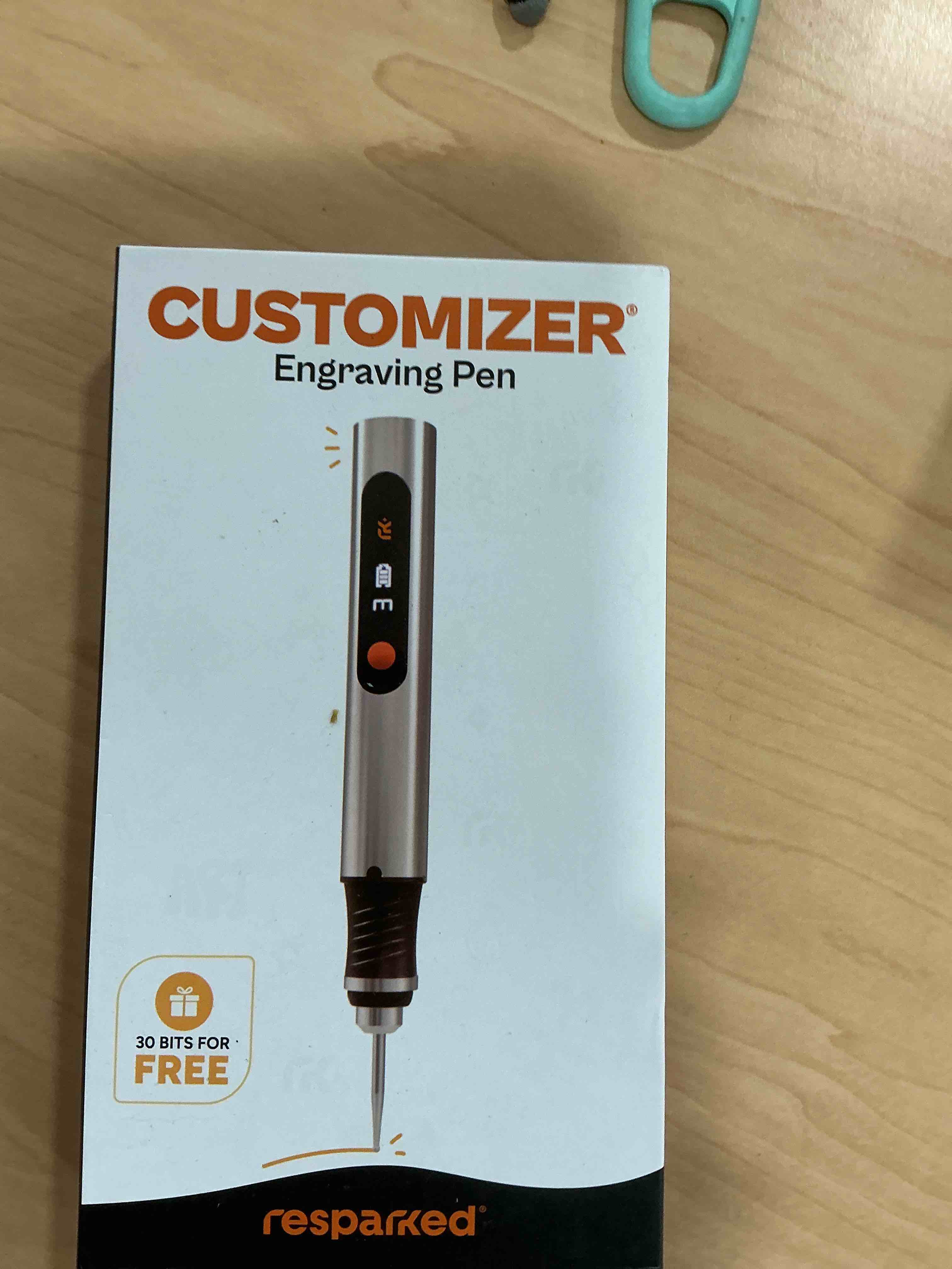 Condition photo showing New/Like New for Customizer Engraving Pen (Formerly Culiau): Ultimate Cordless Portable Tool for Artists & DIYers - Engrave 50+ Surfaces - Beginner Friendly - Rechargeable - Free 30 Bits & Mastery Guide